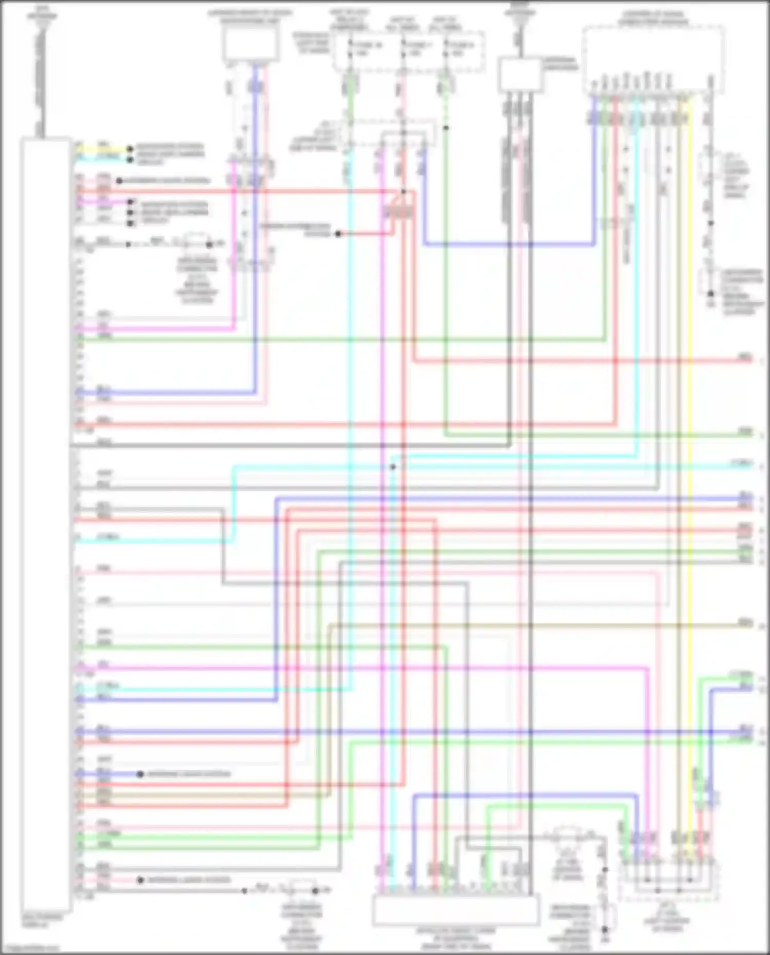 Wiring diagram fuse 7 fuse 9 for Mitsubishi Outlander Sport I facelift 2 (2015-2019) (1 of 2)