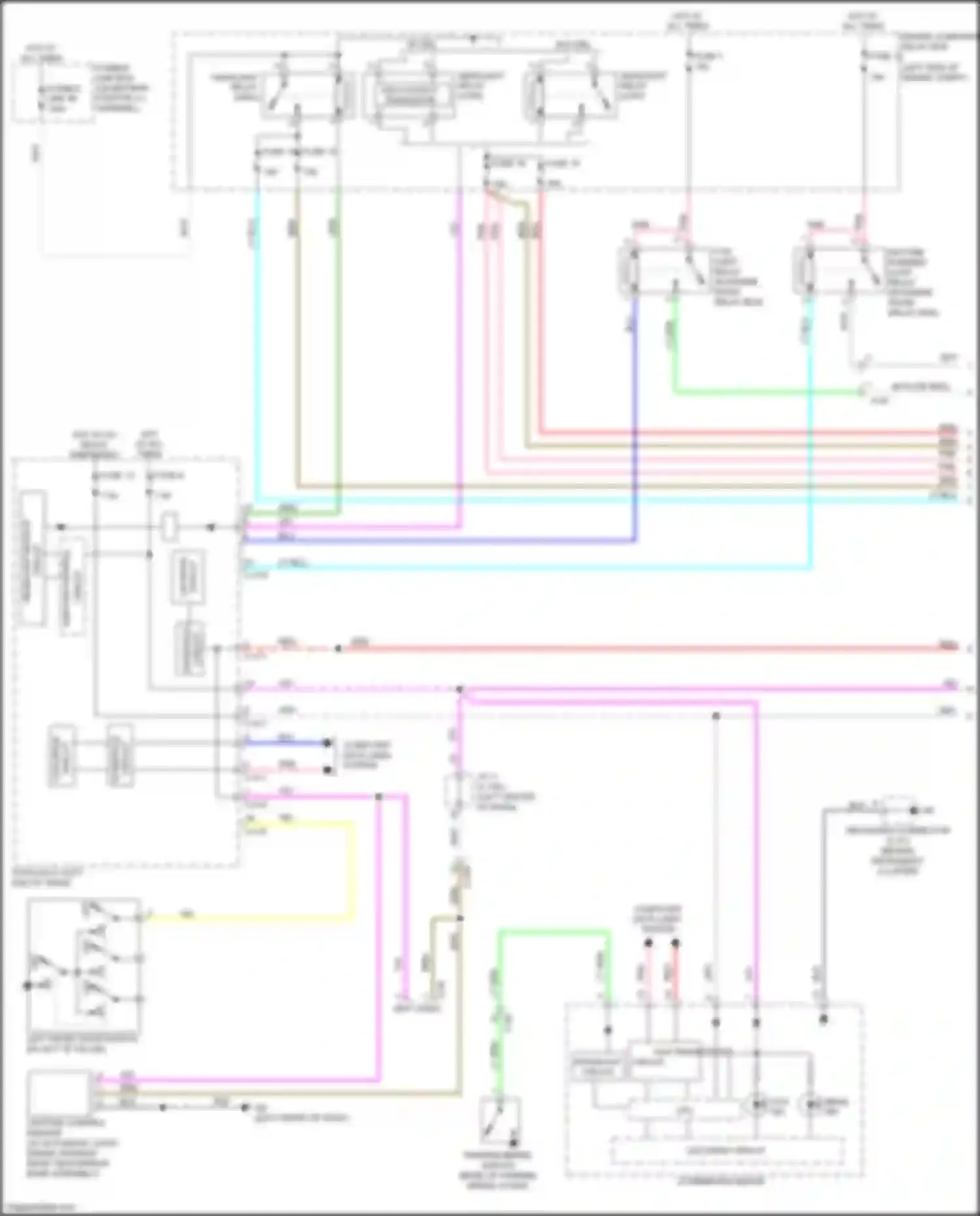 Wiring diagram ignition control for Mitsubishi Outlander Sport I facelift 2 (2015-2019) (2 of 2)