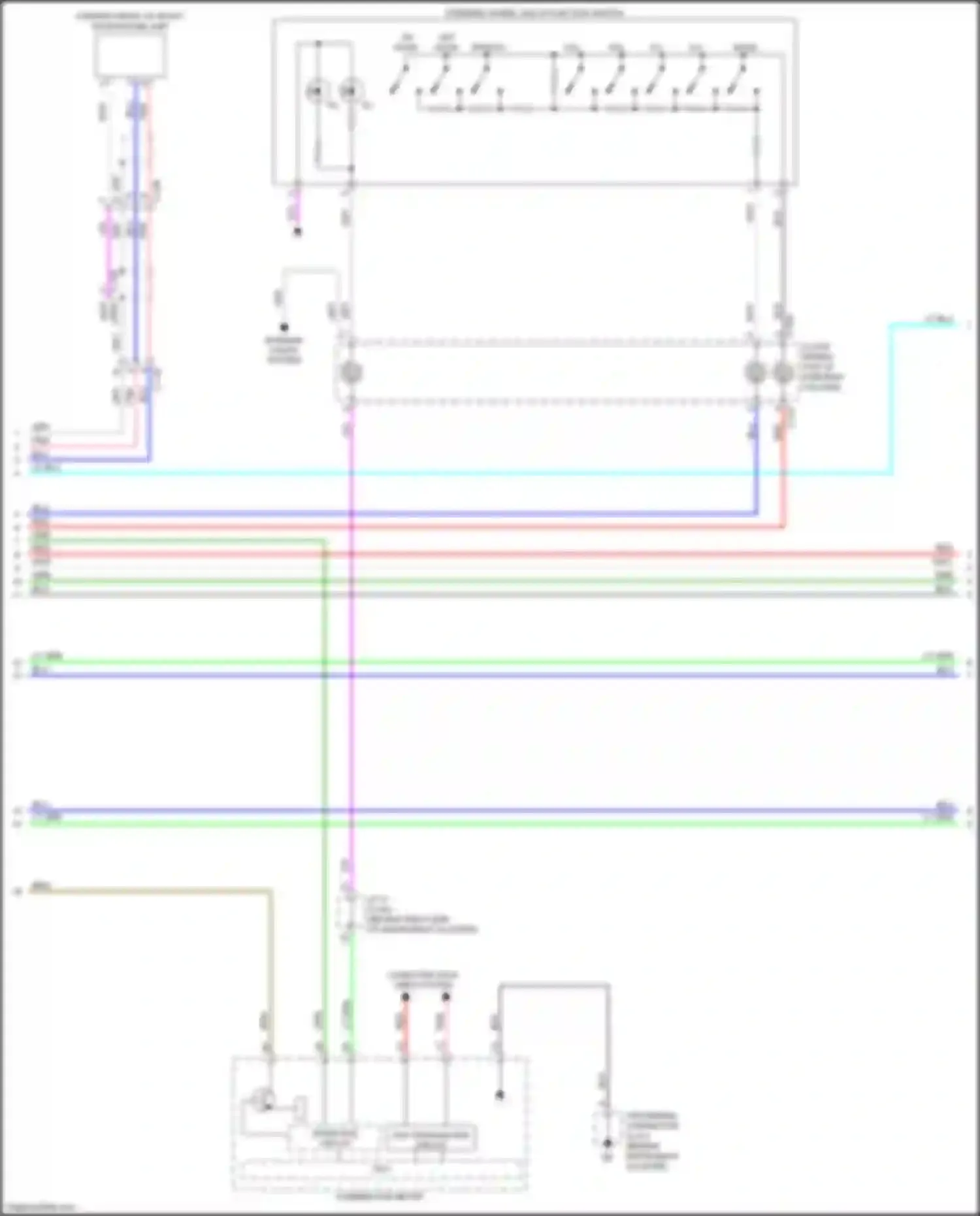 Wiring diagram interface circuit for Mitsubishi Outlander Sport I facelift 2 (2015-2019) (18 of 39)