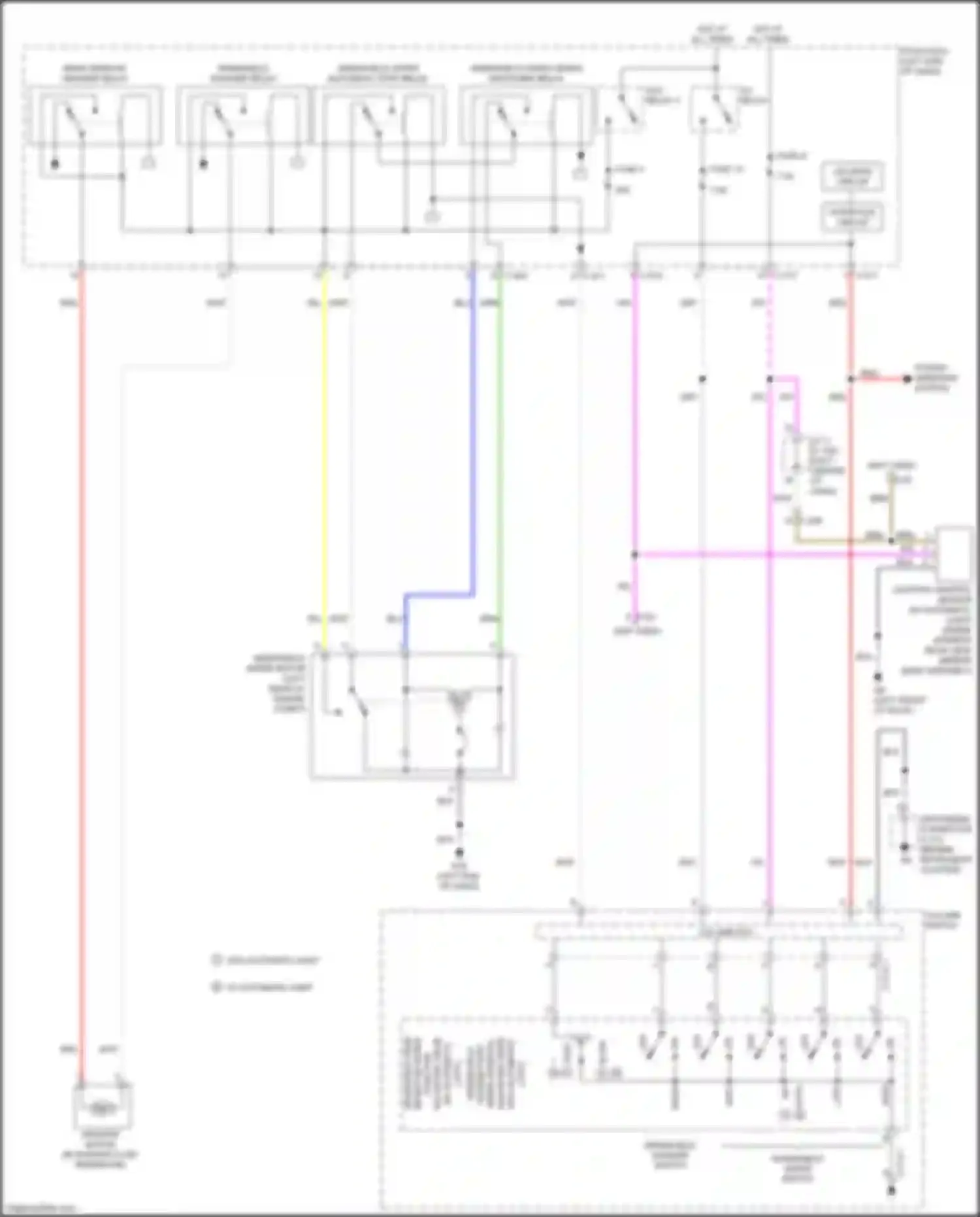 Wiring diagram interface circuit for Mitsubishi Outlander Sport I facelift 2 (2015-2019) (4 of 39)