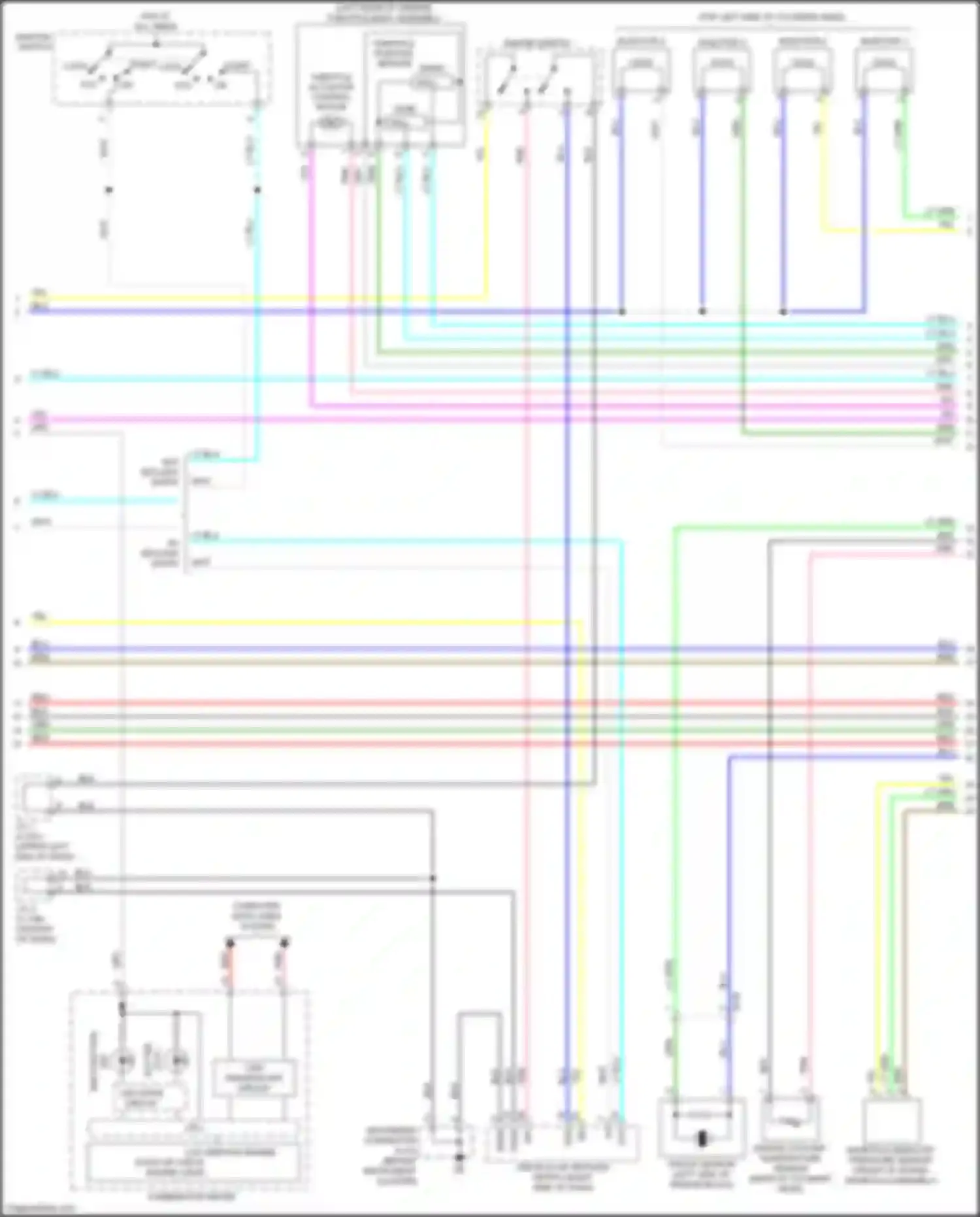 Wiring diagram led drive circuit for Mitsubishi Outlander Sport I facelift 2 (2015-2019) (9 of 10)