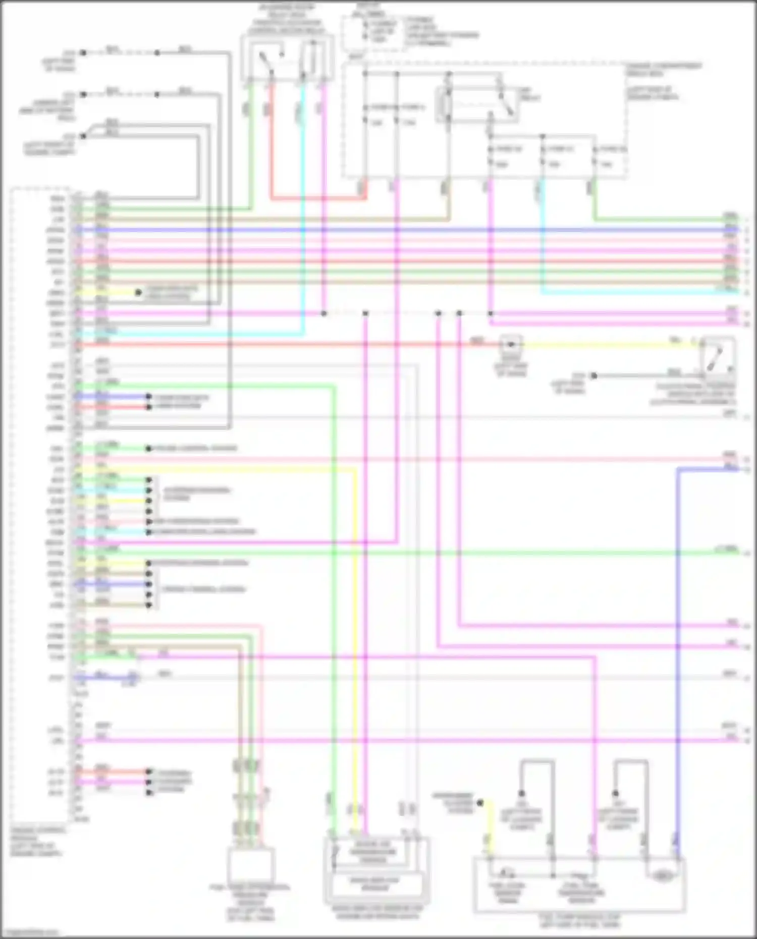 Wiring diagram mfi relay for Mitsubishi Outlander Sport I facelift 2 (2015-2019) (2 of 3)