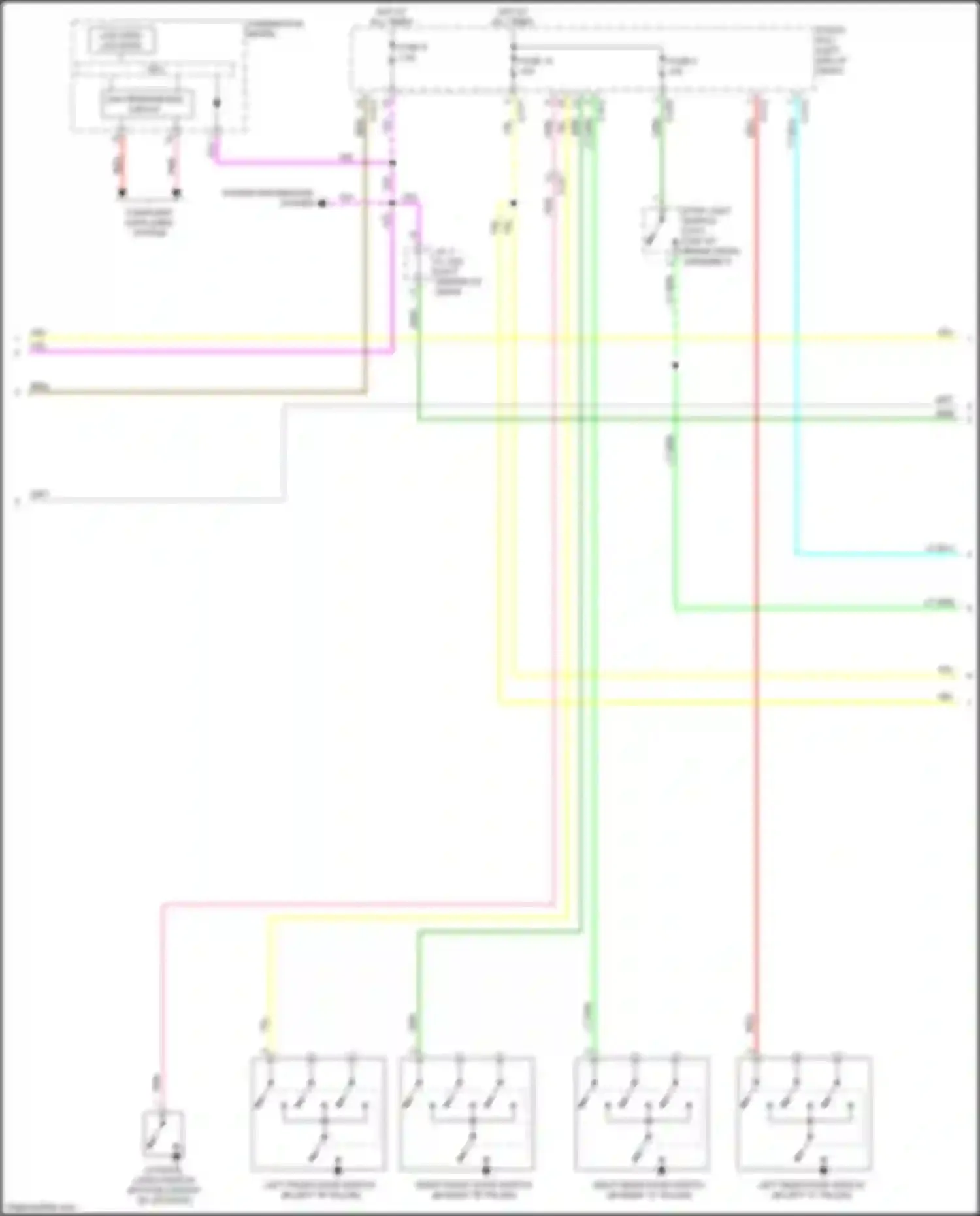 Wiring diagram stop light switch for Mitsubishi Outlander Sport I facelift 2 (2015-2019) (1 of 2)