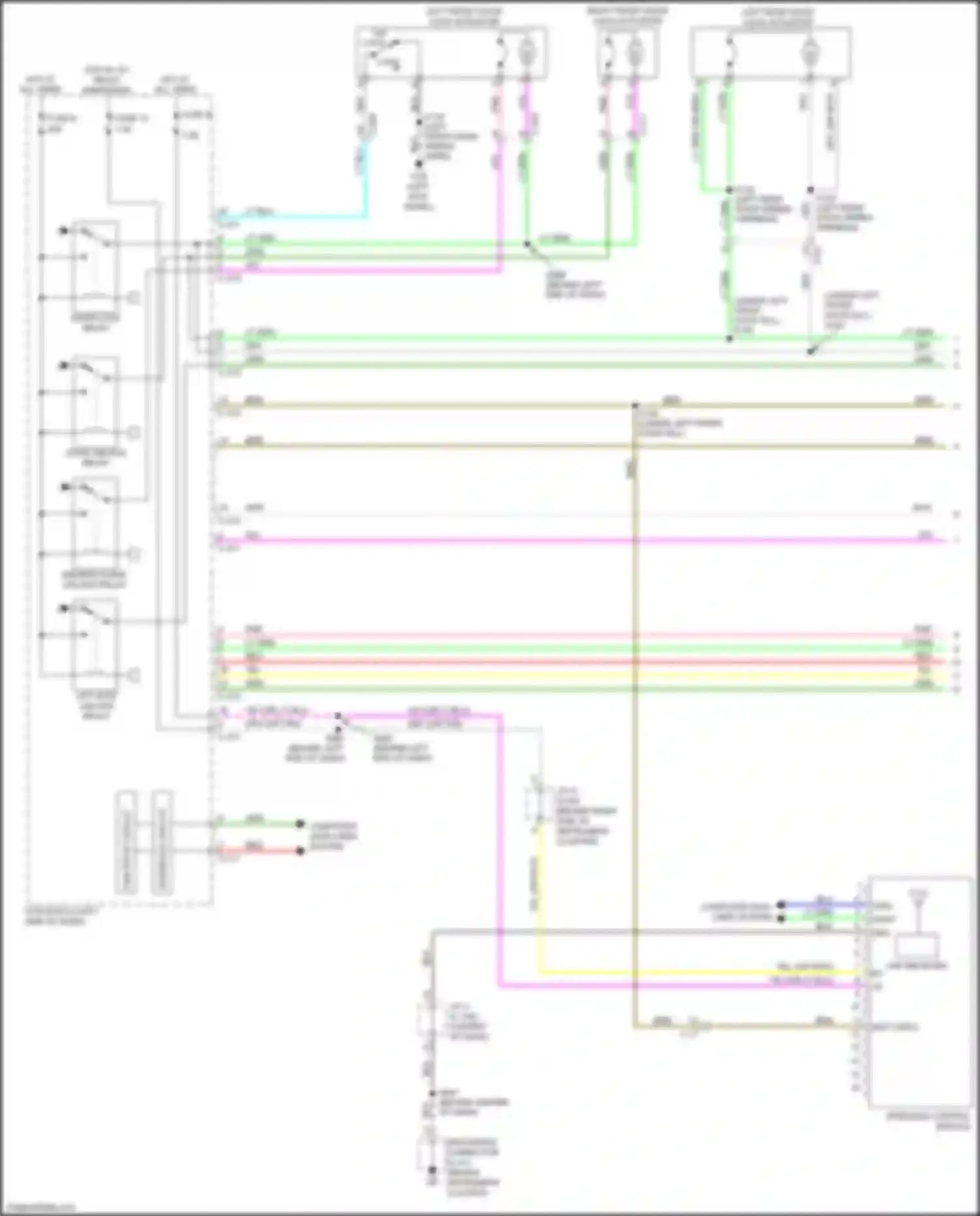 Wiring diagram uhf receiver for Mitsubishi Outlander Sport I facelift 2 (2015-2019) (3 of 5)