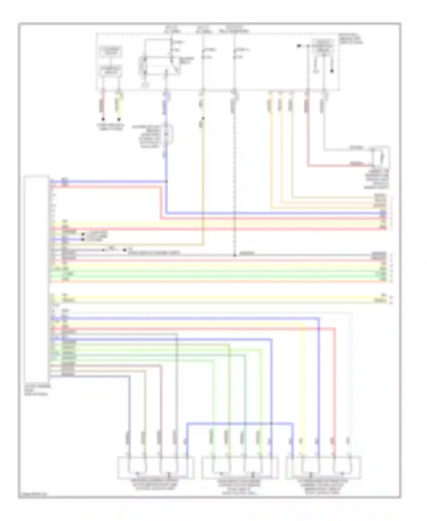 Outlander Mitsubishi I (2002-2009): Automatic a/c circuit (1 of 3)