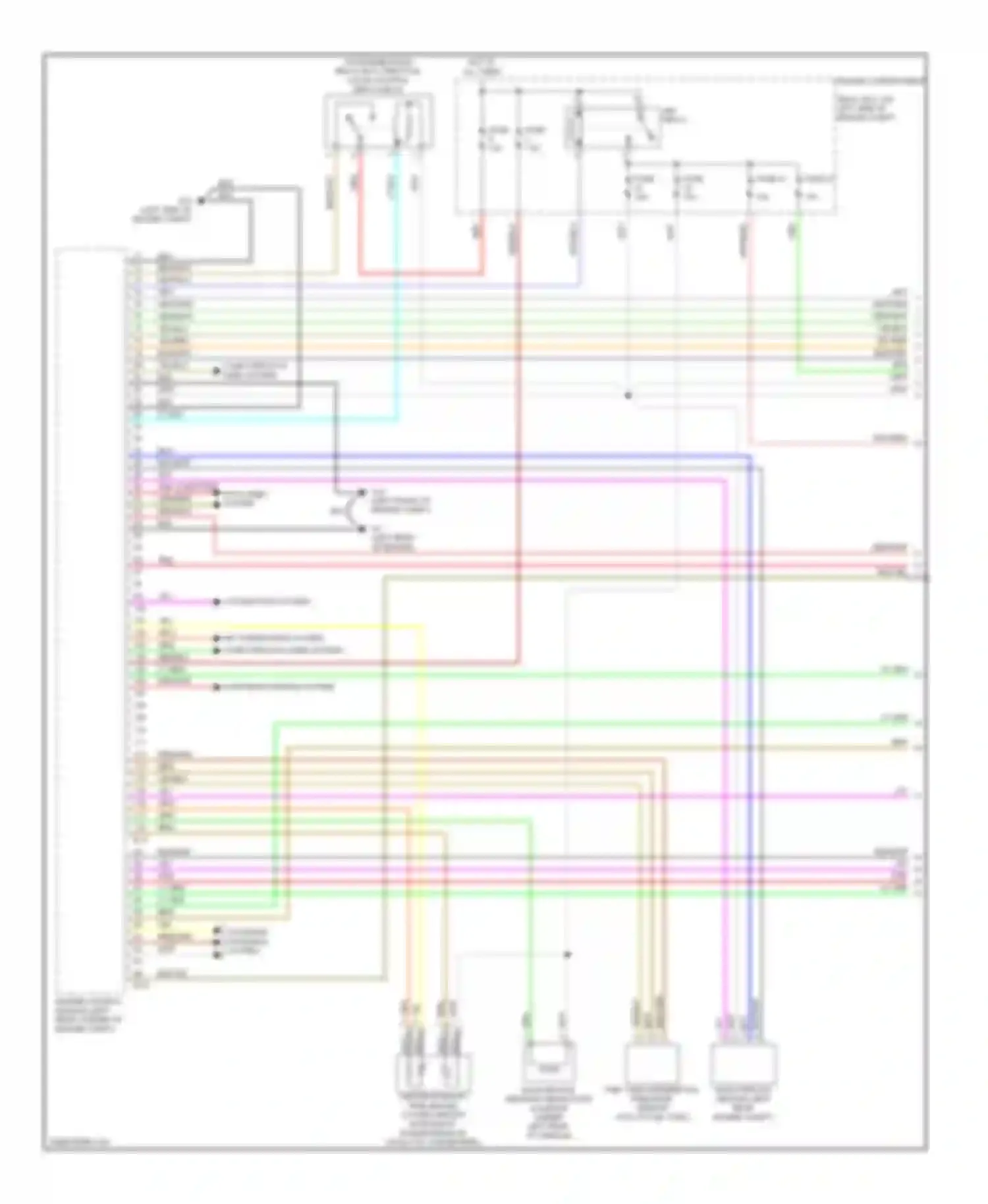 Outlander Mitsubishi I (2002-2009): Wiring diagram engine performance 3.0l (1 of 4)