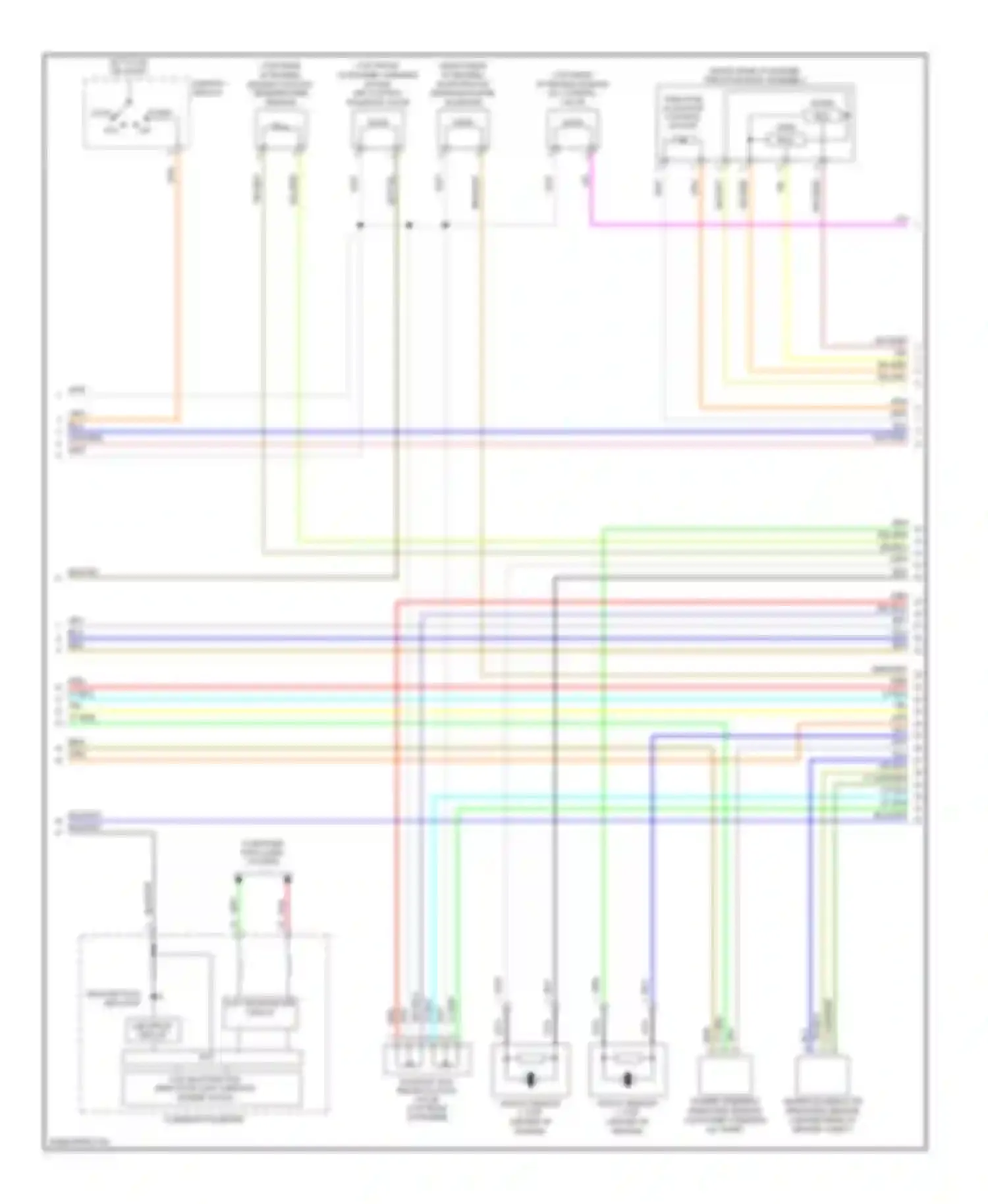 Outlander Mitsubishi I (2002-2009): Wiring diagram engine performance 3.0l (3 of 4)