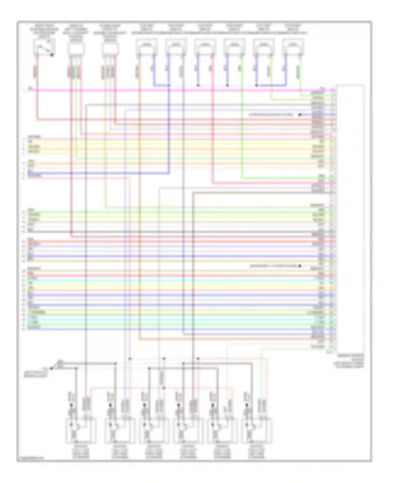 Outlander Mitsubishi I (2002-2009): Wiring diagram engine performance 3.0l (4 of 4)