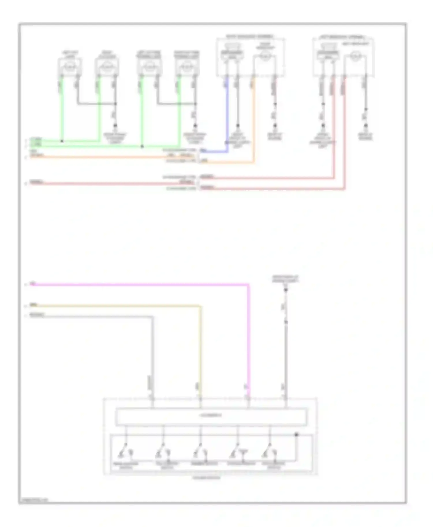 Outlander Mitsubishi I (2002-2009): Headlamps circuit, with drl (2 of 2)