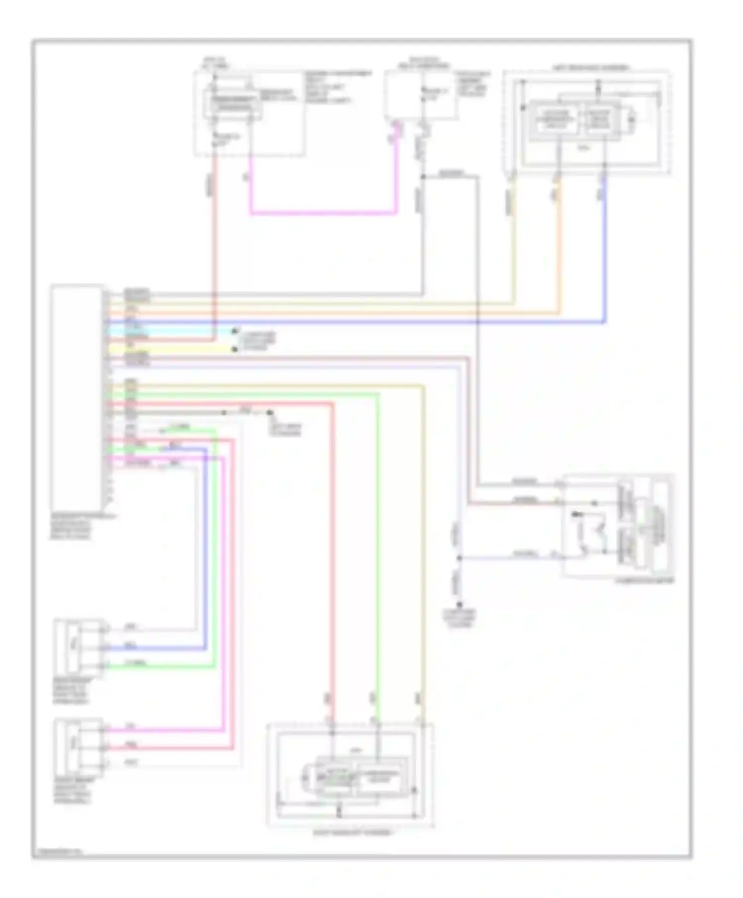 Outlander Mitsubishi I (2002-2009): Headlamps leveling circuit