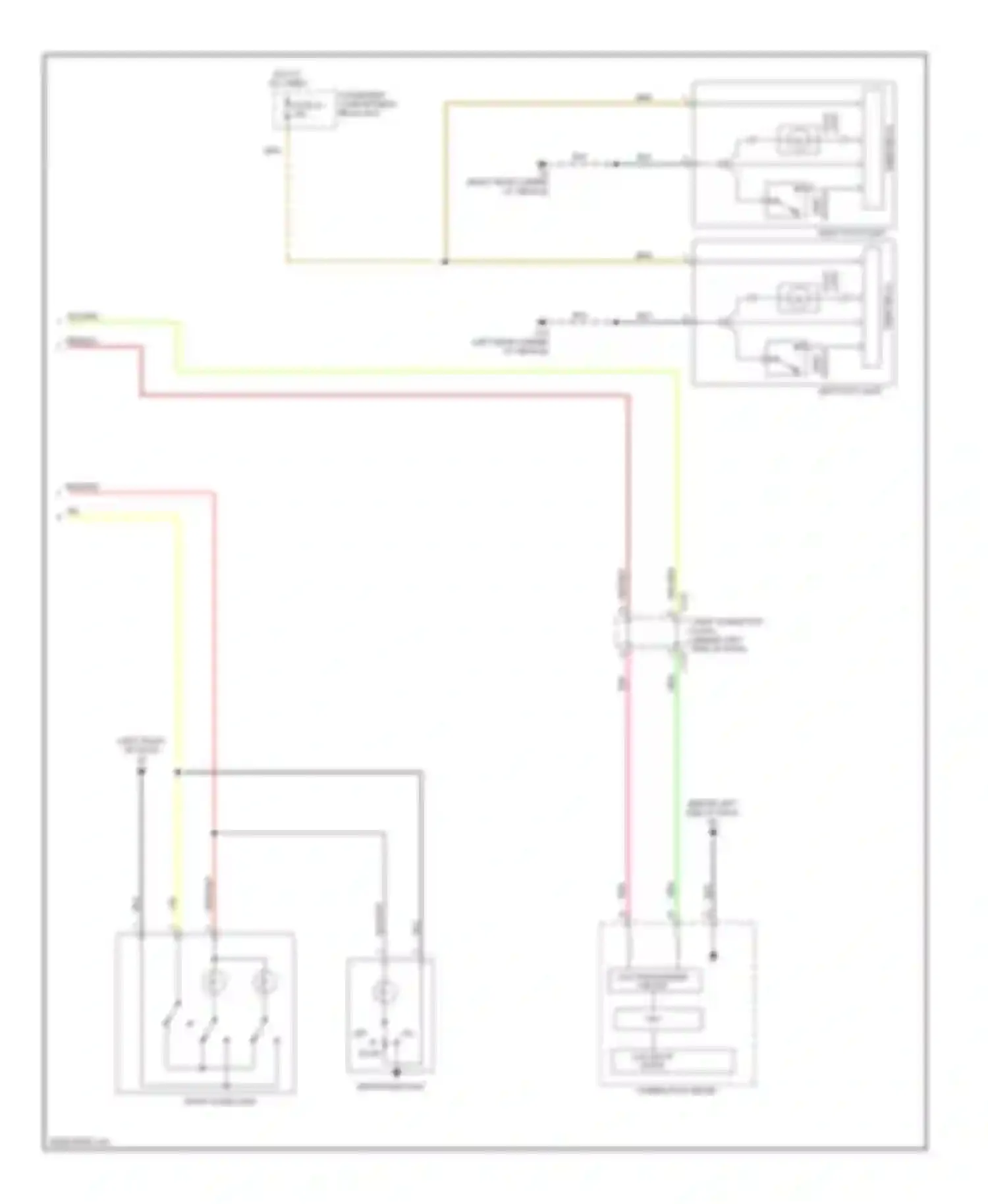 Outlander Mitsubishi I (2002-2009): Courtesy lamps circuit (2 of 2)