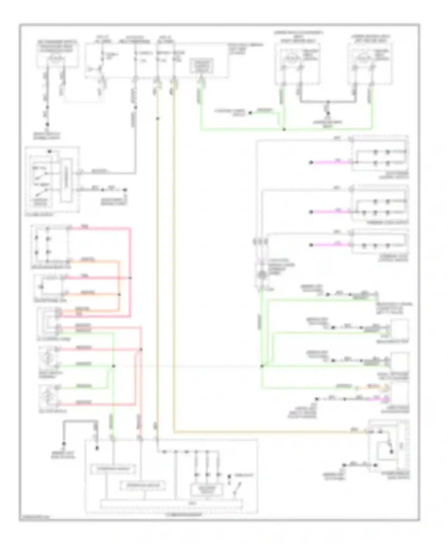 Outlander Mitsubishi I (2002-2009): Instrument illumination circuit