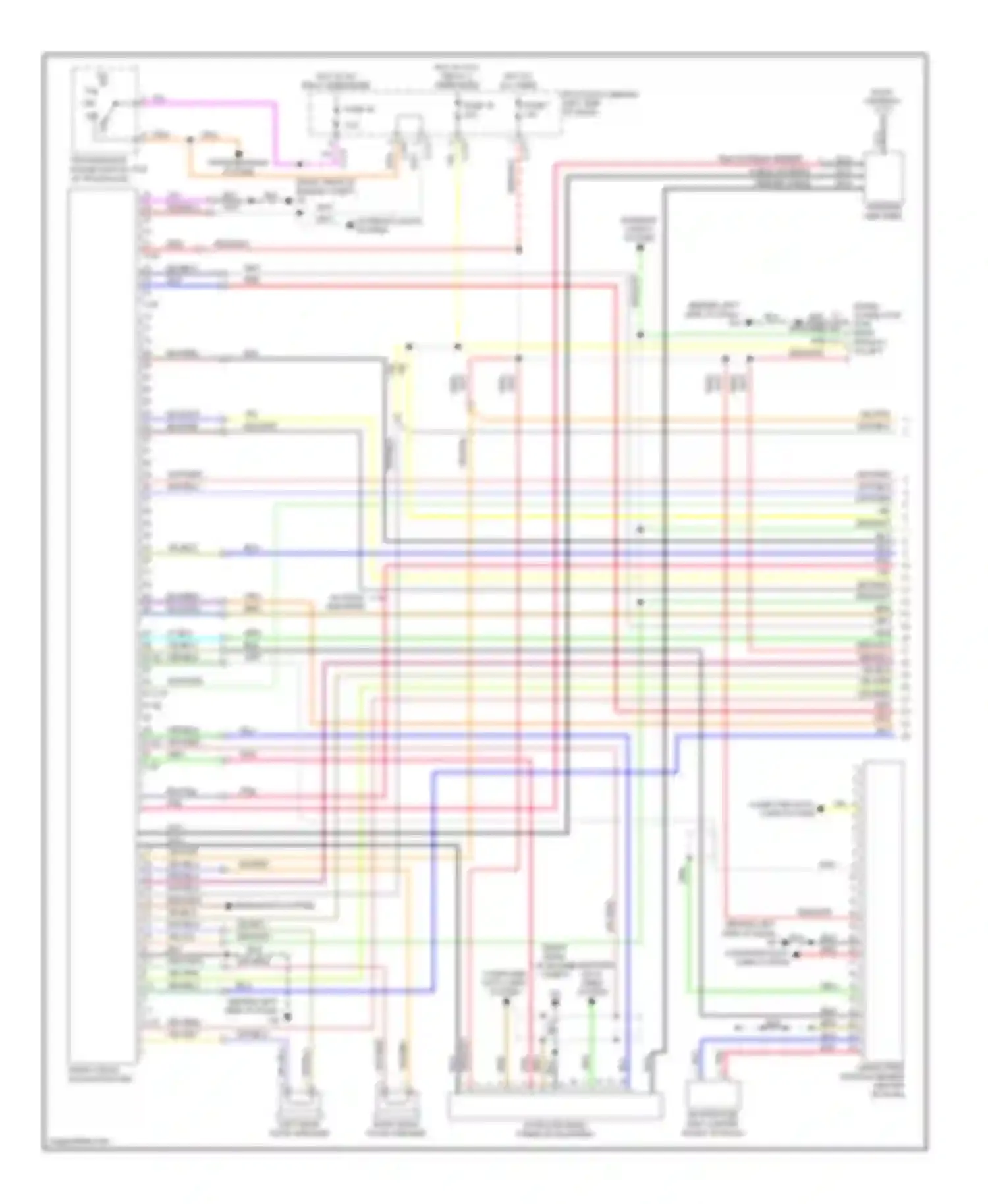 Outlander Mitsubishi I (2002-2009): Navigation circuit, with rear entertainment (1 of 3)