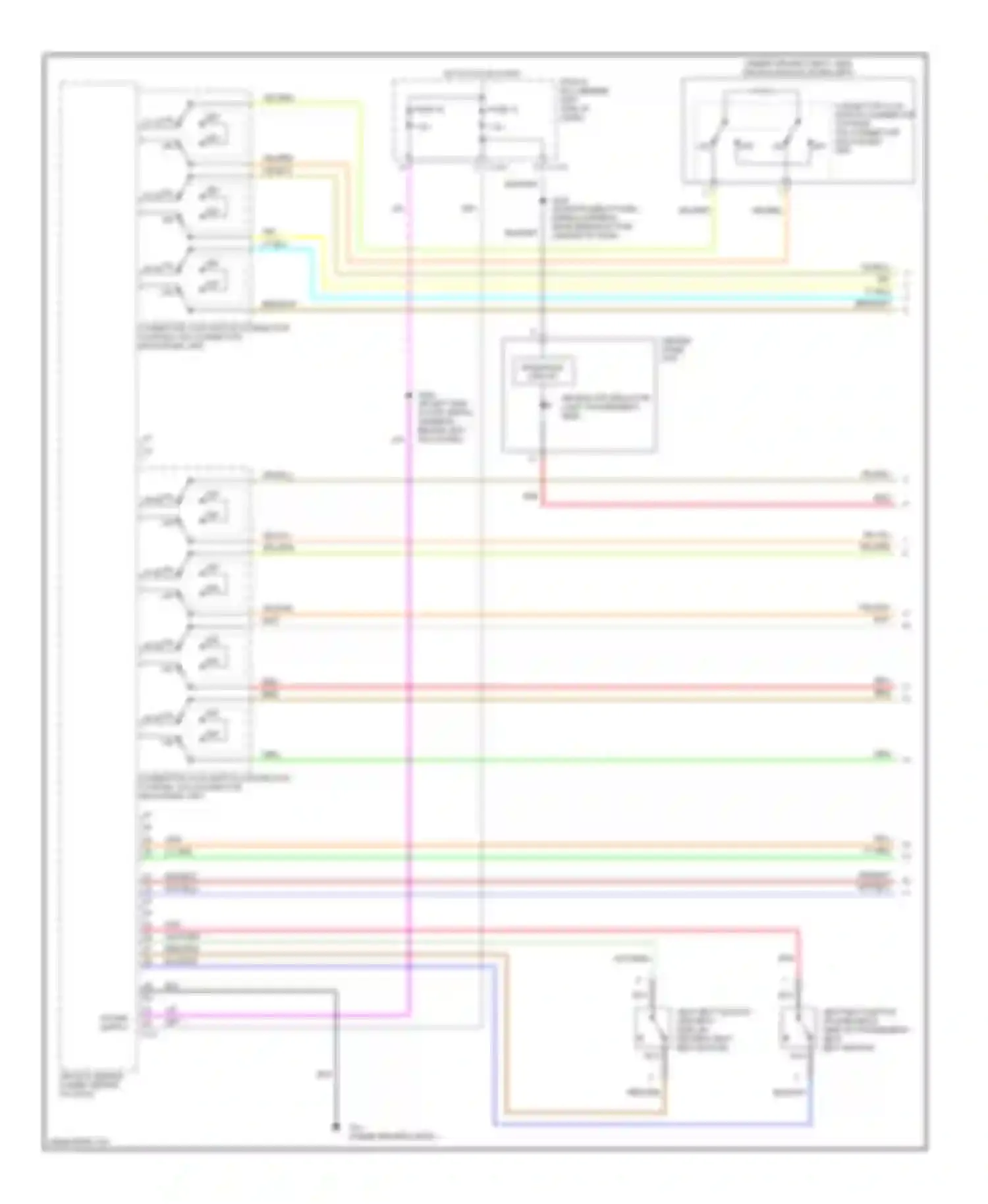 Outlander Mitsubishi I (2002-2009): Supplemental restraints circuit (1 of 4)