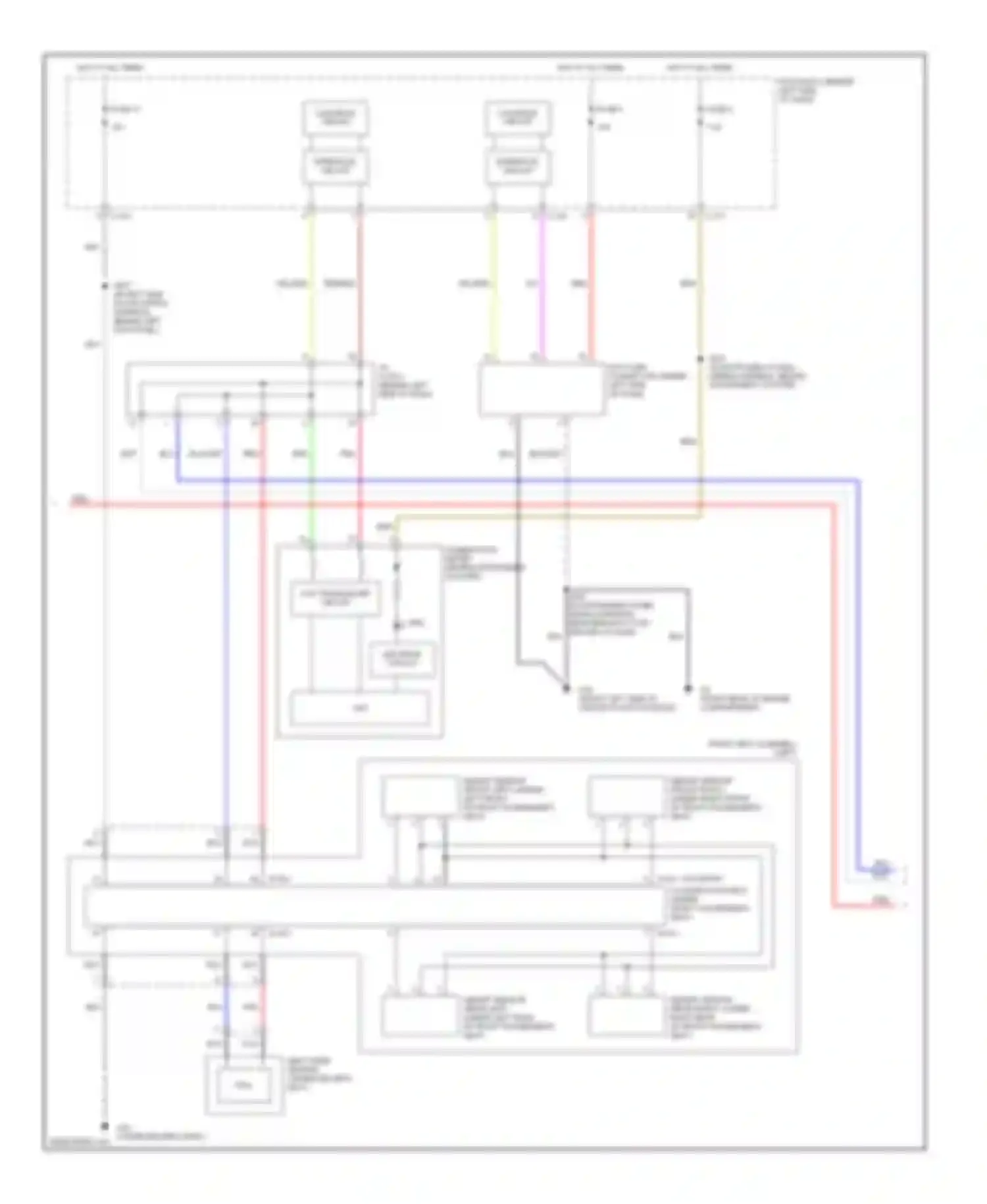 Outlander Mitsubishi I (2002-2009): Supplemental restraints circuit (3 of 4)