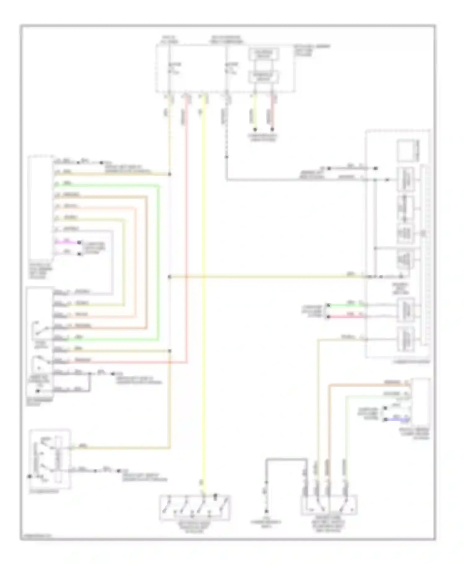 Outlander Mitsubishi I (2002-2009): Chime circuit