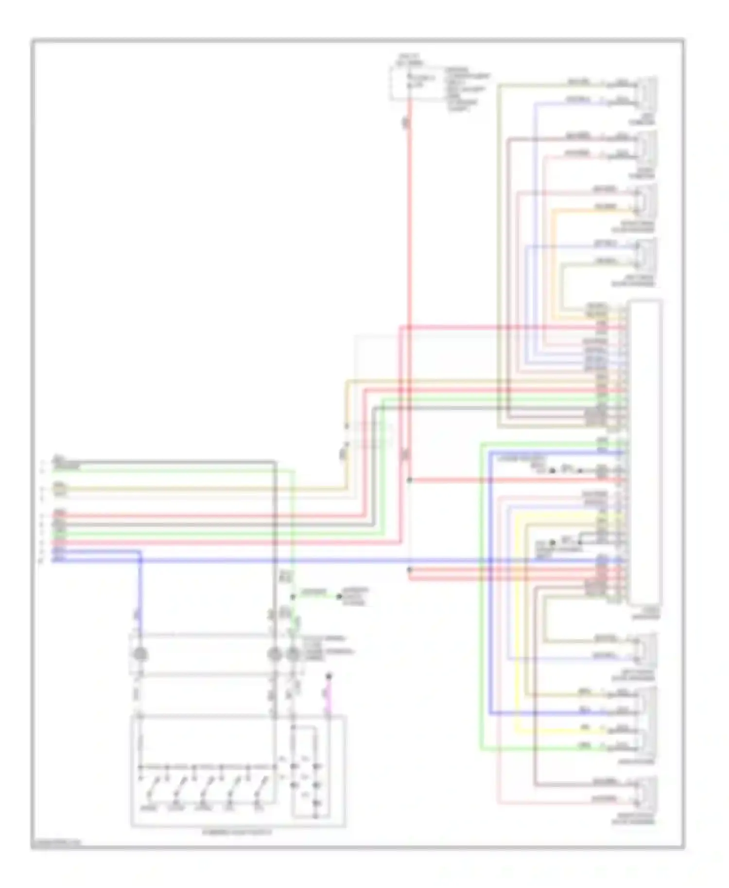 Wiring diagram gry/red for Mitsubishi Outlander I (2002-2009) (11 of 12)