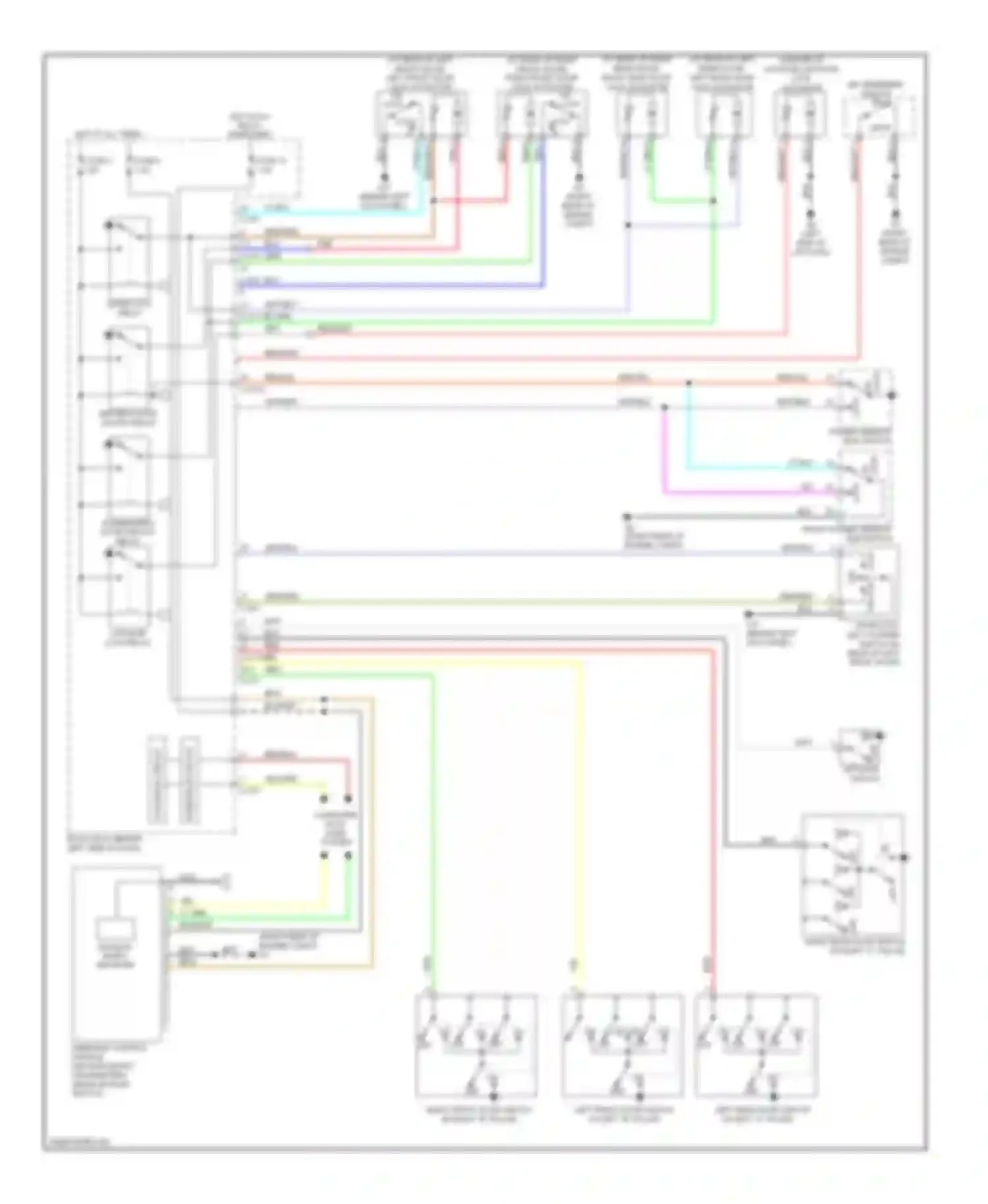 Wiring diagram interface circuit for Mitsubishi Outlander I (2002-2009) (17 of 26)