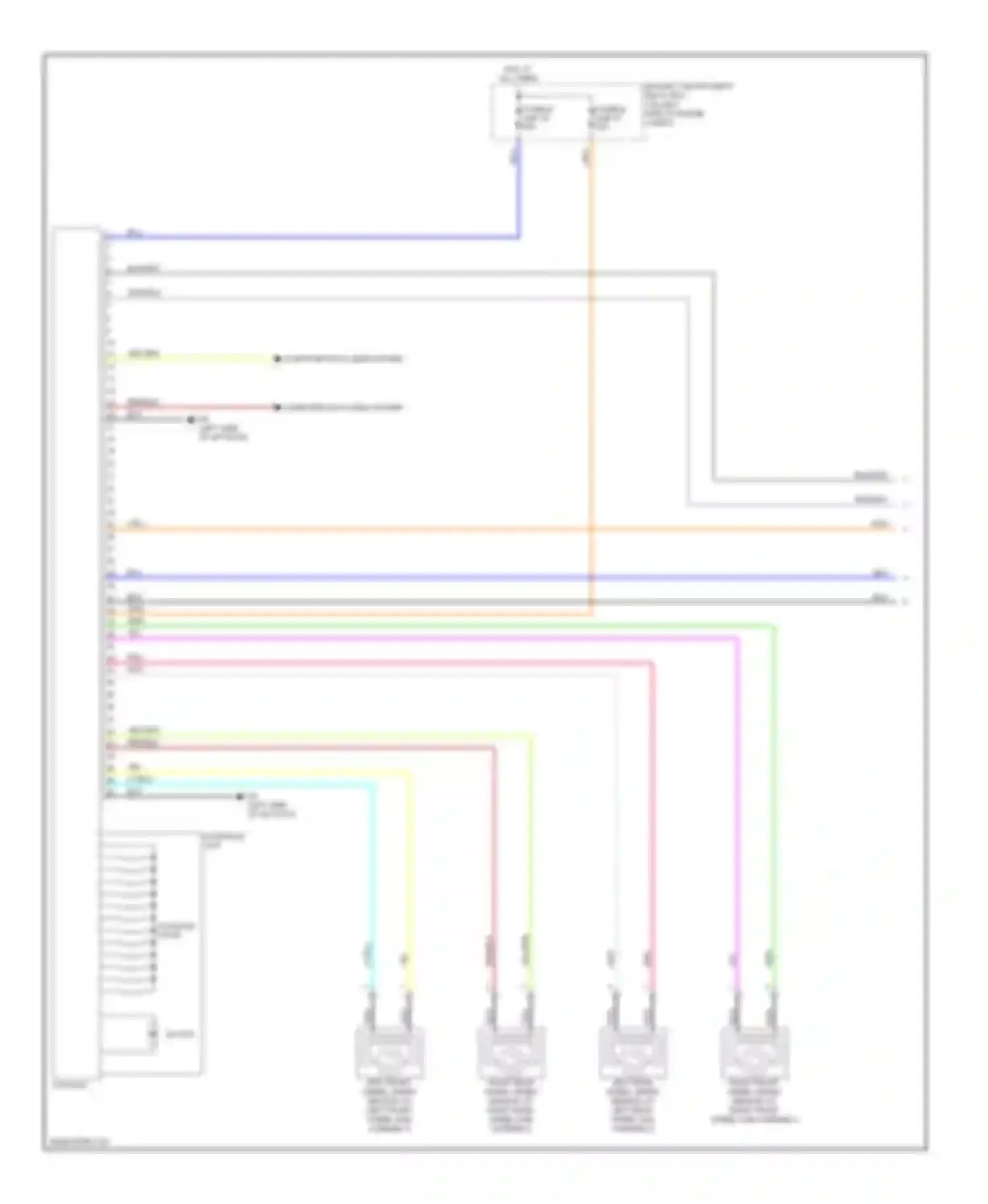 Wiring diagram wht for Mitsubishi Outlander I (2002-2009) (1 of 53)