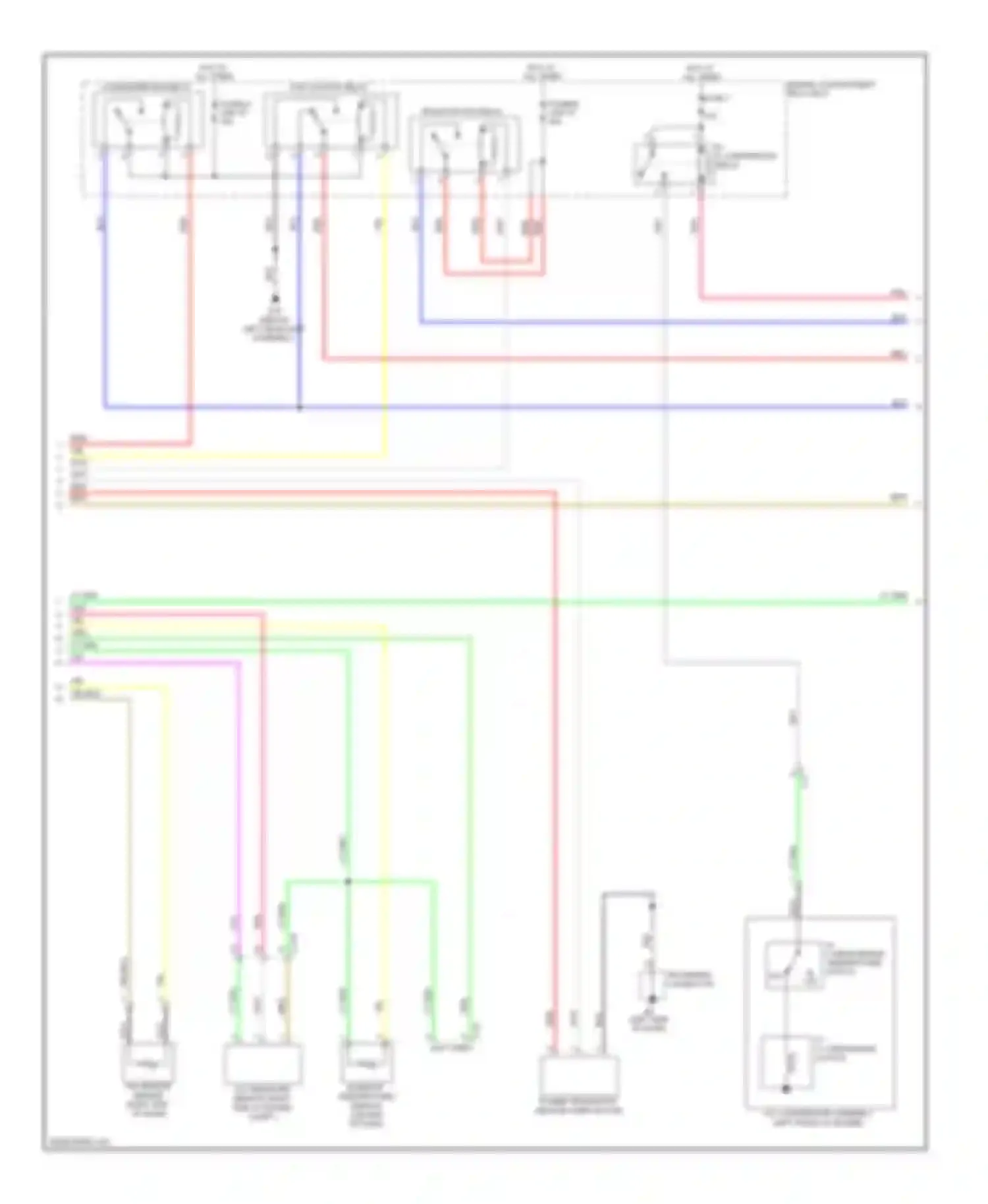 Outlander Mitsubishi II facelift (2009-2013): Automatic a/c circuit (2 of 3)