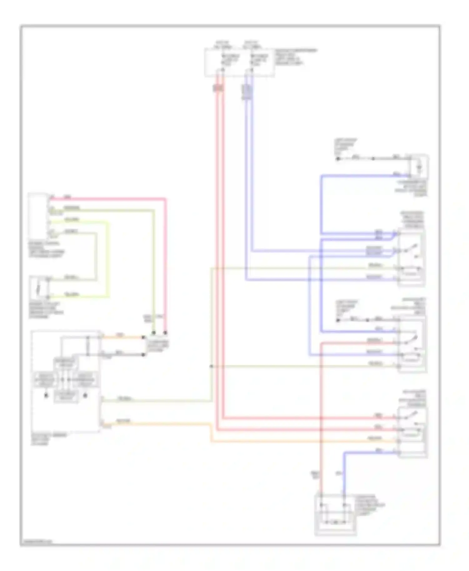 Outlander Mitsubishi II facelift (2009-2013): 3.0l, cooling fan circuit