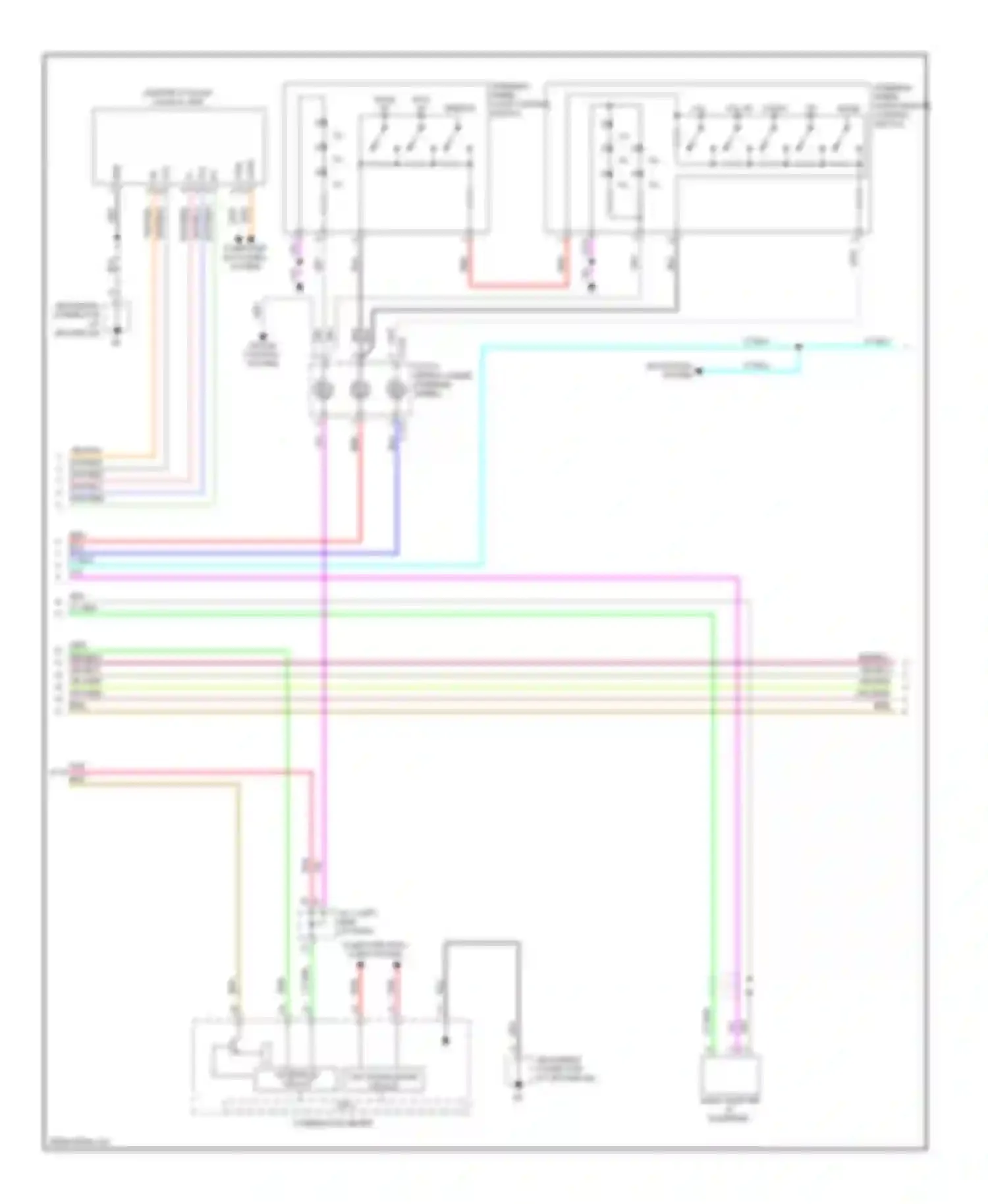 Outlander Mitsubishi II facelift (2009-2013): Navigation circuit (2 of 3)