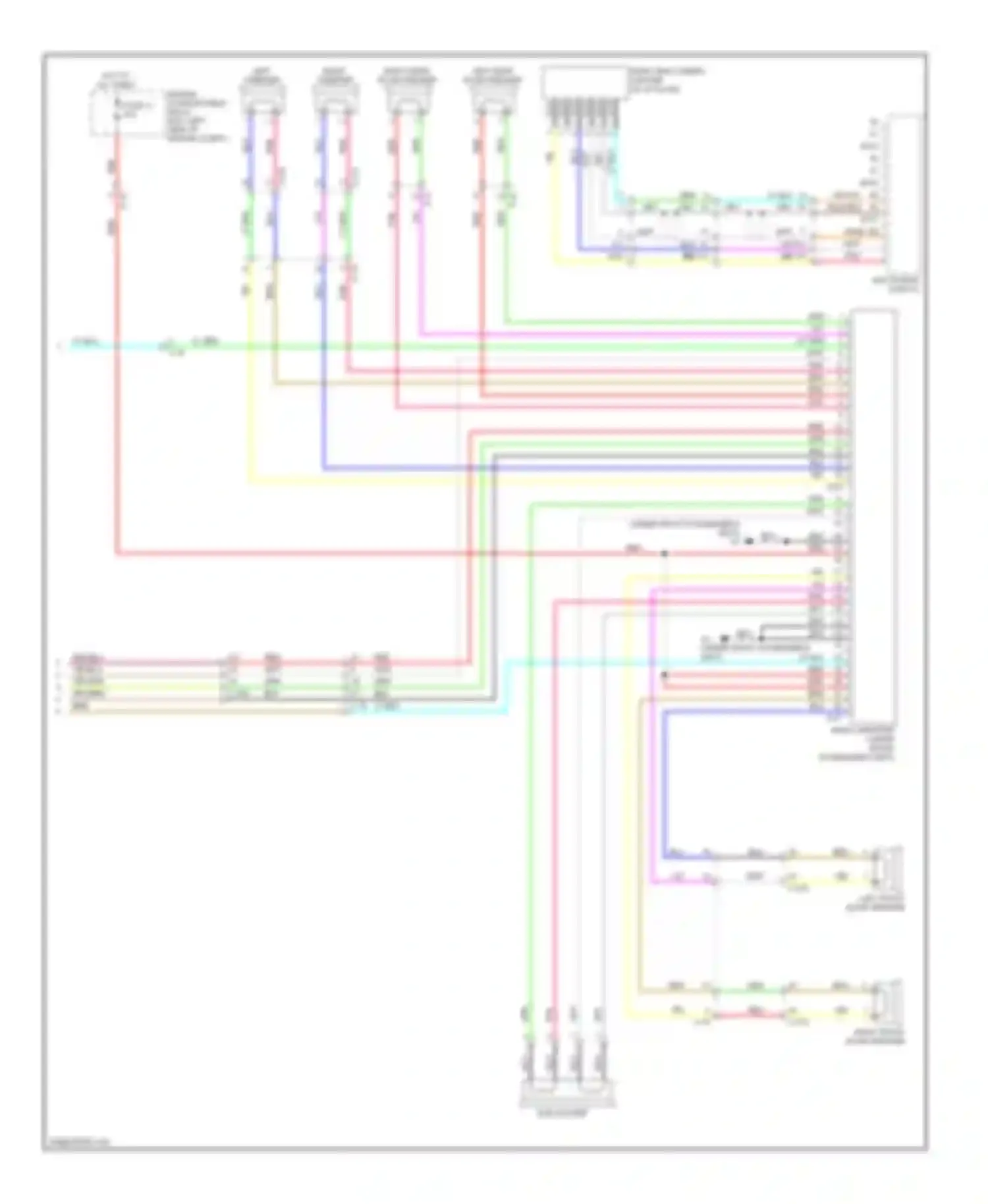 Outlander Mitsubishi II facelift (2009-2013): Navigation circuit (3 of 3)