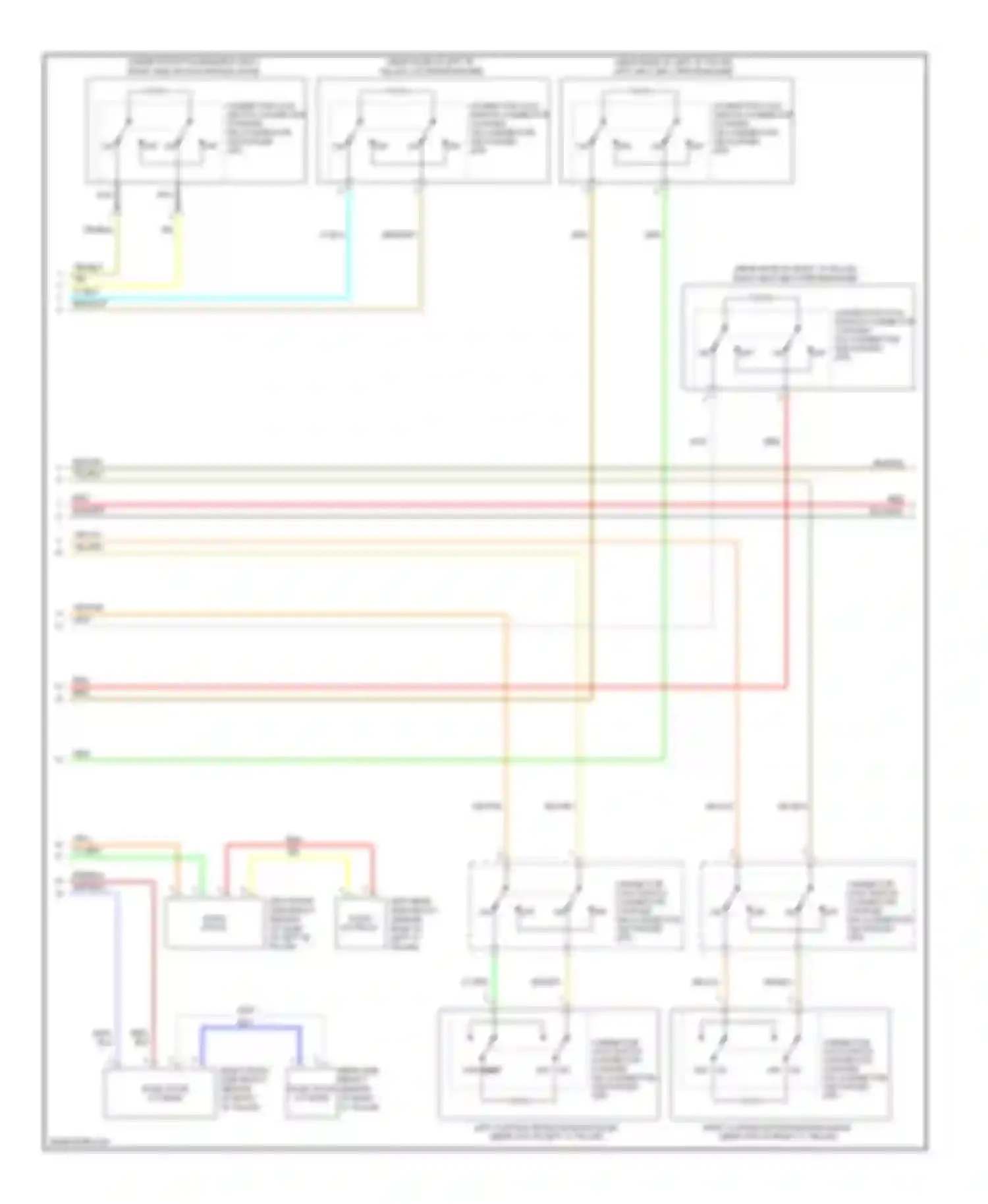 Outlander Mitsubishi II facelift (2009-2013): Supplemental restraints circuit (2 of 4)