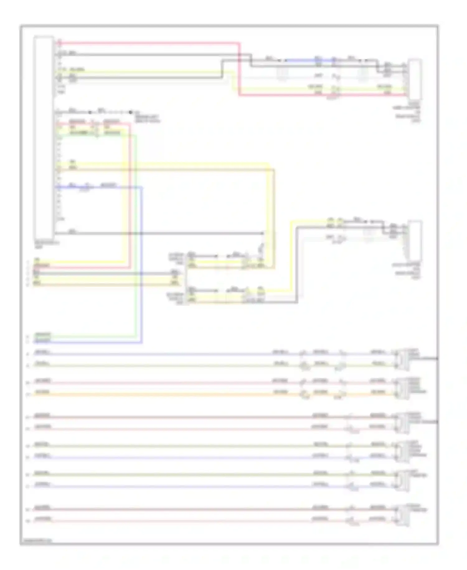 Wiring diagram blk/red for Mitsubishi Outlander II facelift (2009-2013)