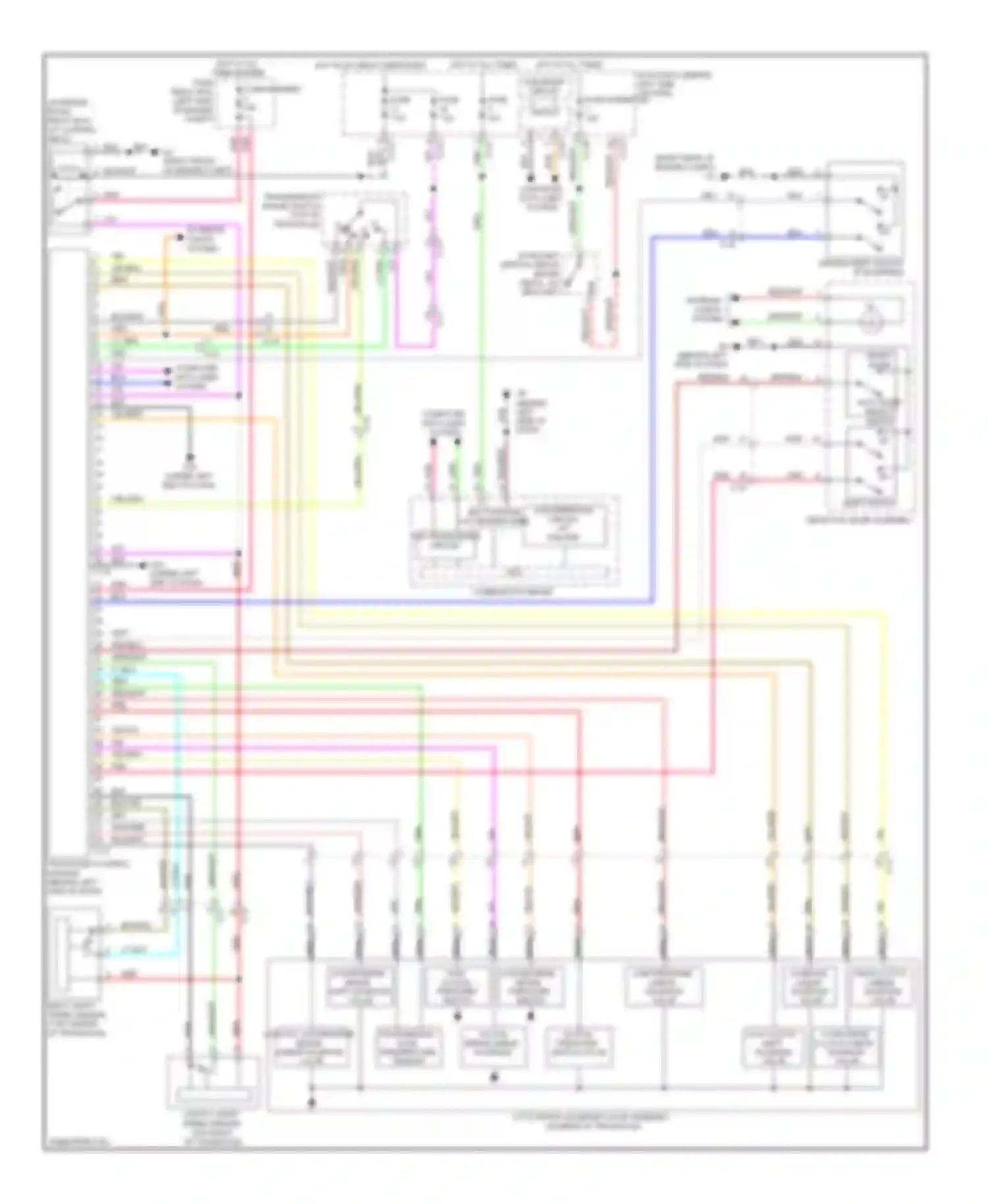 Wiring diagram grn for Mitsubishi Outlander II facelift (2009-2013)