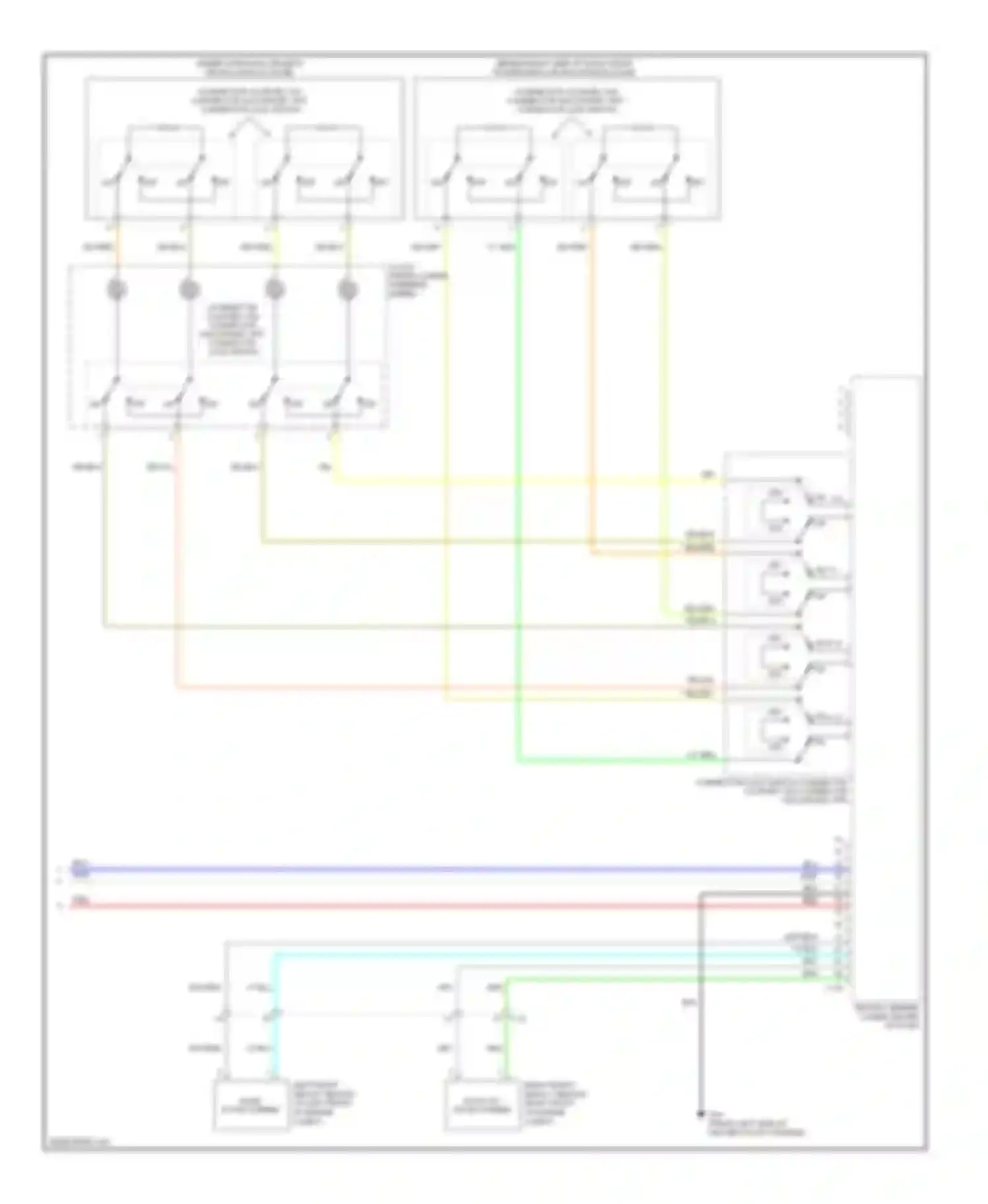 Wiring diagram c-33 for Mitsubishi Outlander II facelift (2009-2013)
