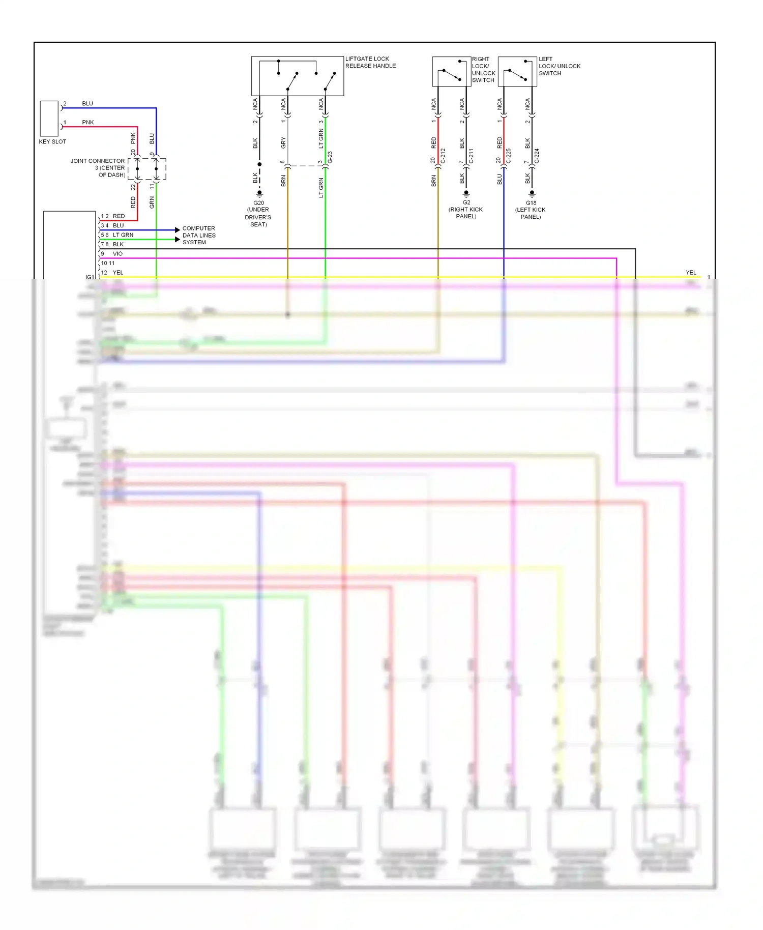 Wiring diagram blu for Mitsubishi Outlander II facelift (2009-2013) (75 of 89)