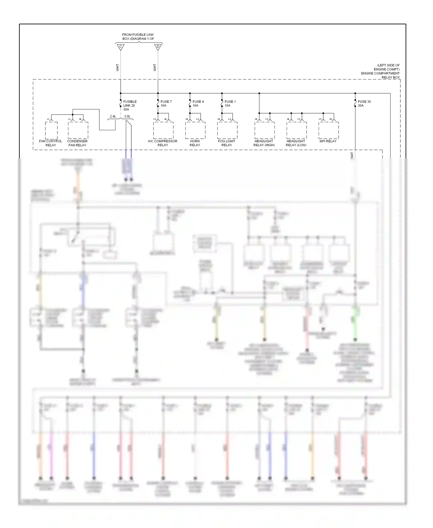 Wiring diagram blu for Mitsubishi Outlander II facelift (2009-2013) (37 of 89)