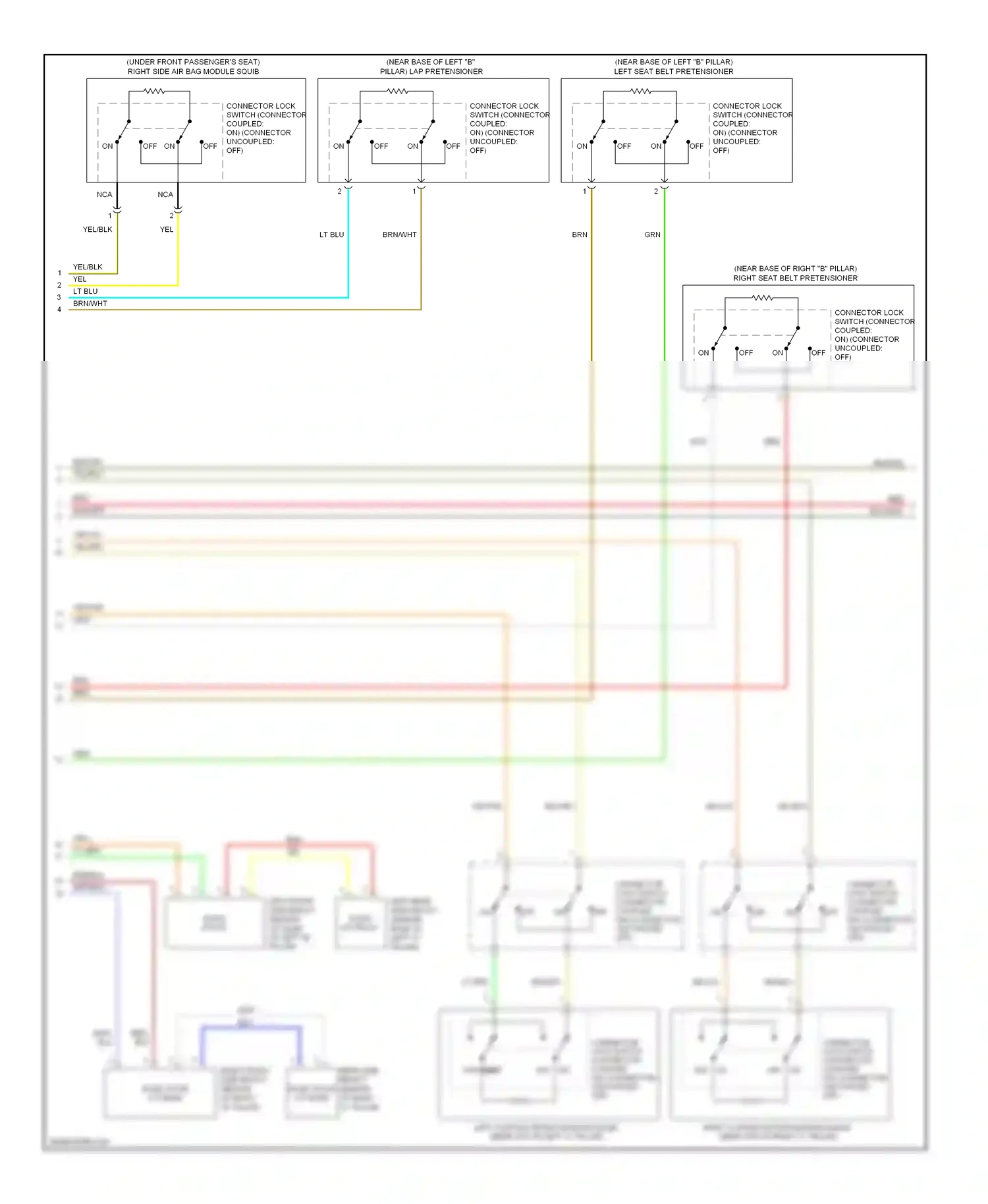 Wiring diagram blu for Mitsubishi Outlander II facelift (2009-2013) (58 of 89)