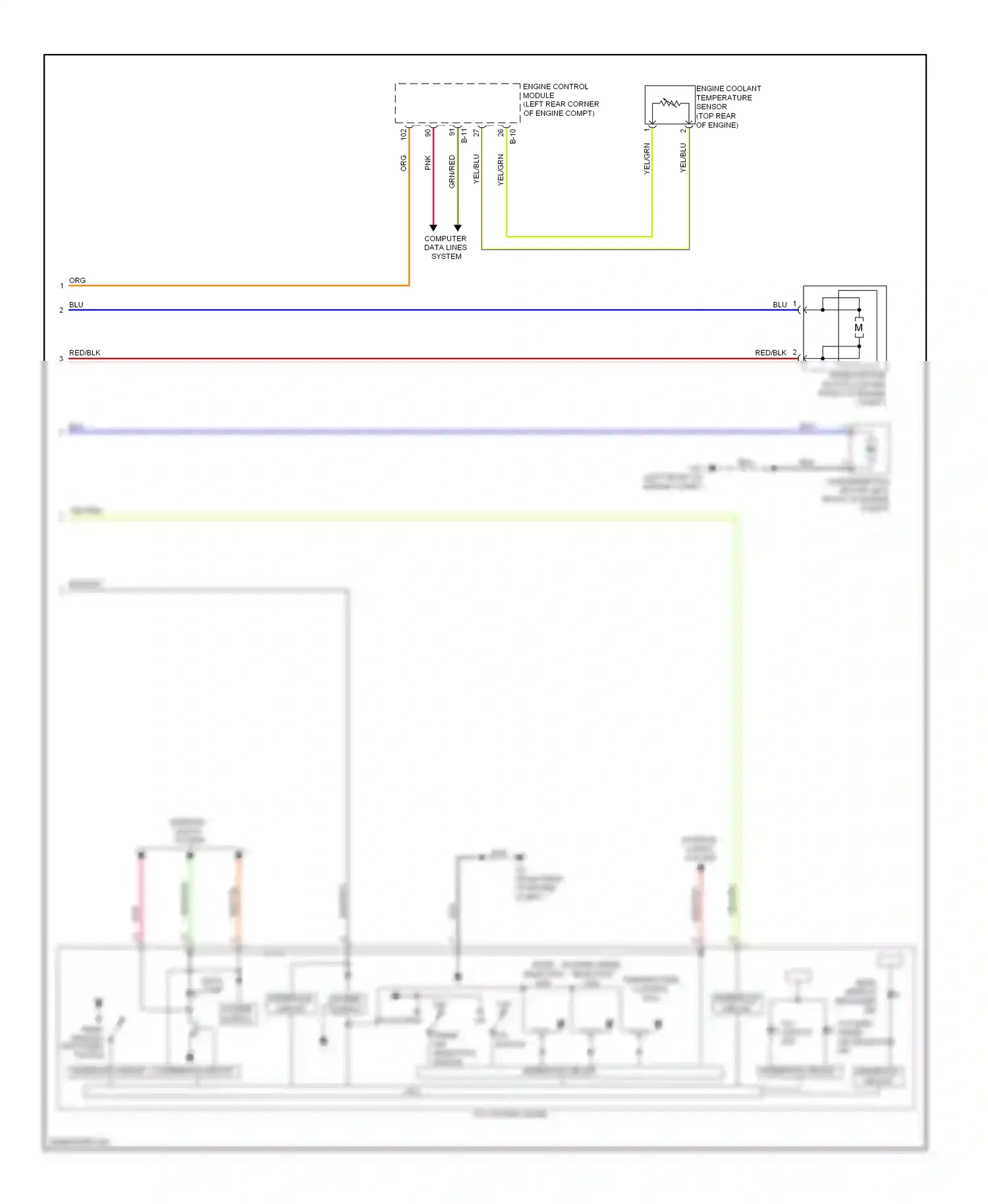 Wiring diagram blu for Mitsubishi Outlander II facelift (2009-2013) (6 of 89)