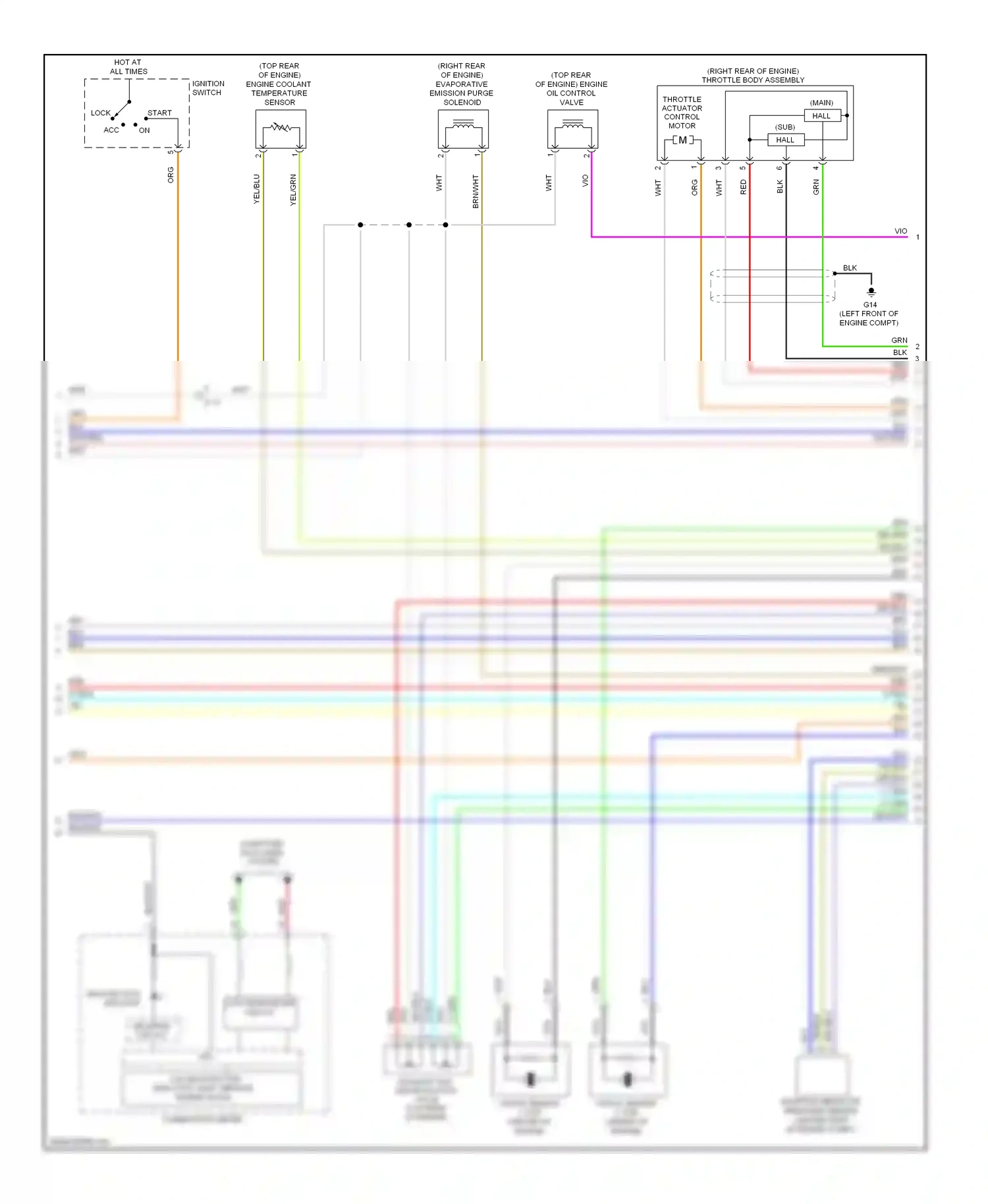 Wiring diagram blu for Mitsubishi Outlander II facelift (2009-2013) (29 of 89)
