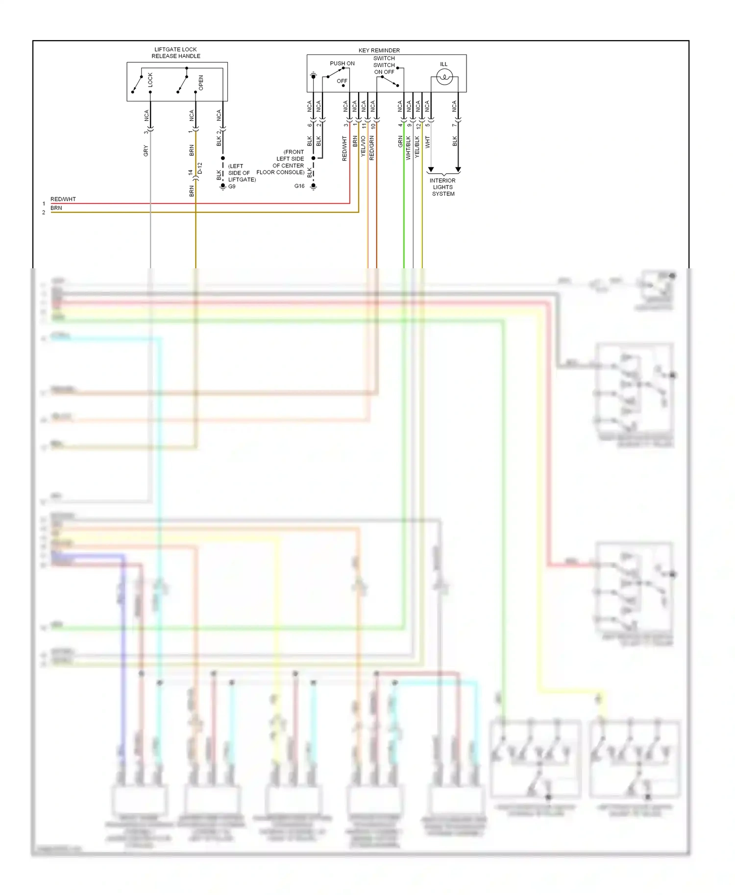 Wiring diagram blu for Mitsubishi Outlander II facelift (2009-2013) (39 of 89)