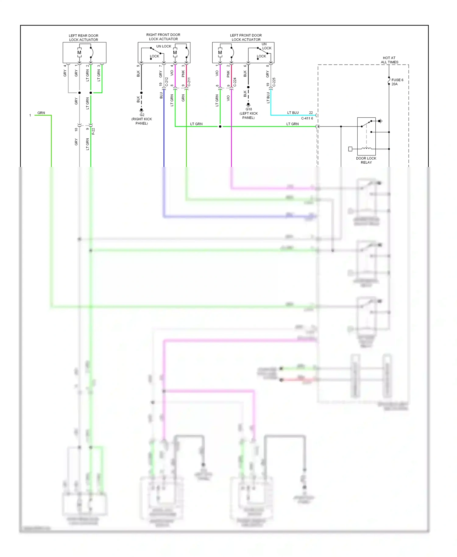 Wiring diagram blu for Mitsubishi Outlander II facelift (2009-2013) (84 of 89)