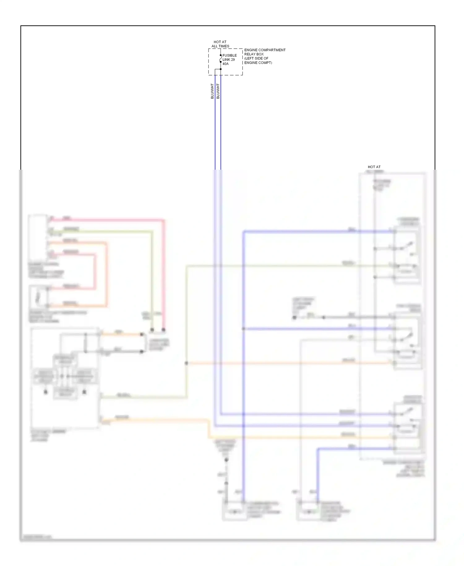 Mitsubishi Outlander II facelift (2009-2013) blu wiring diagram  (11 of 89)
