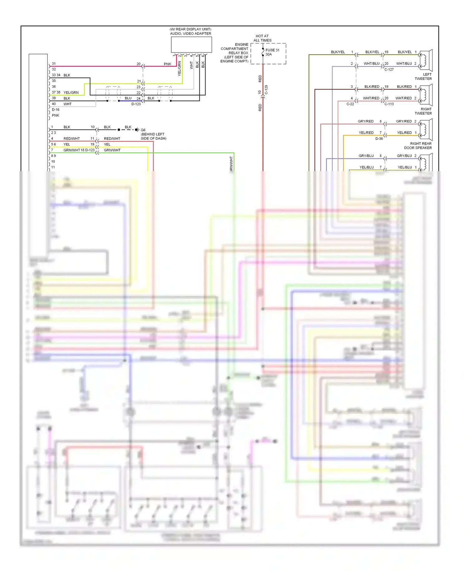 Wiring diagram blu for Mitsubishi Outlander II facelift (2009-2013) (49 of 89)