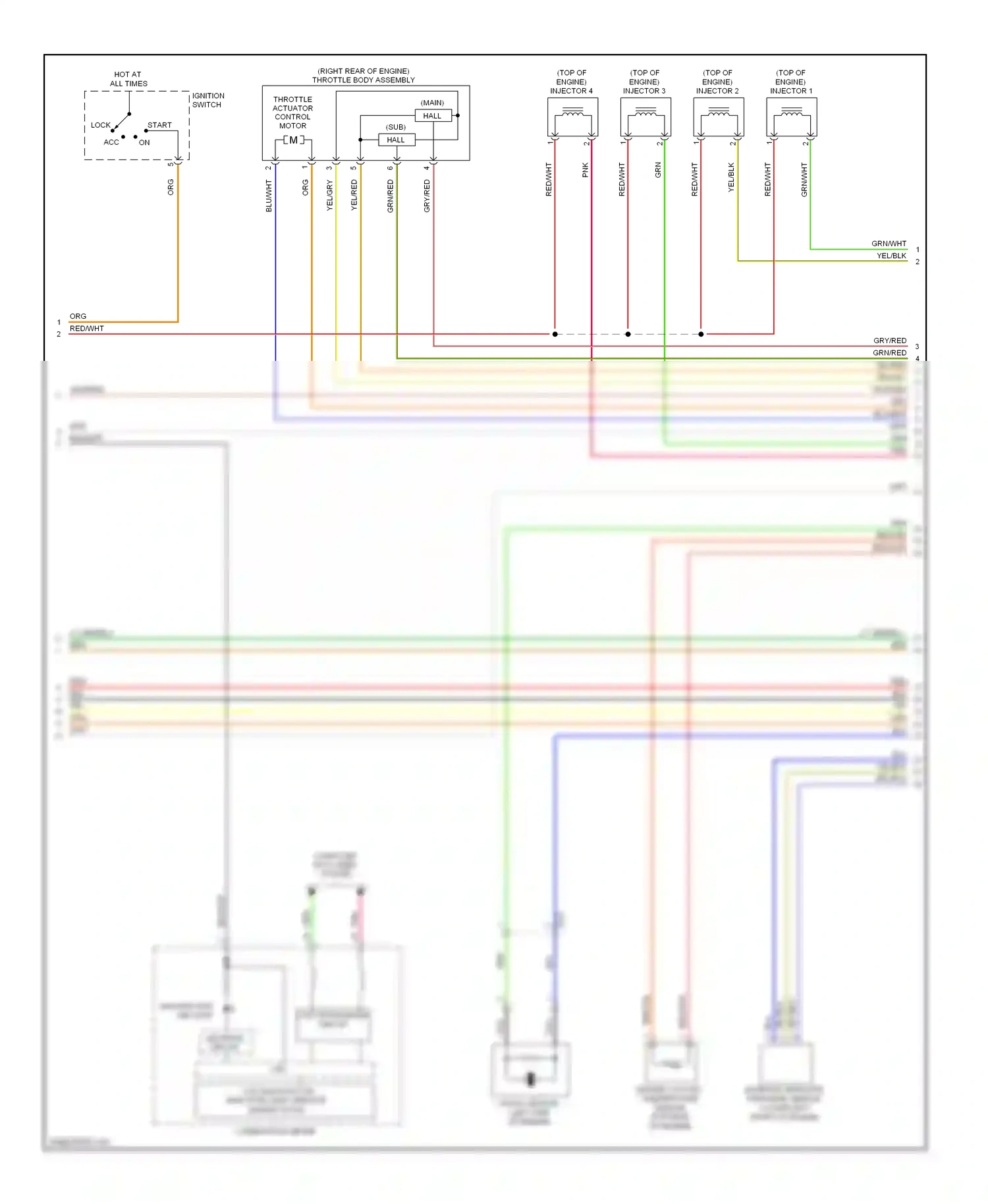 Mitsubishi Outlander II facelift (2009-2013) blu wiring diagram  (19 of 89)