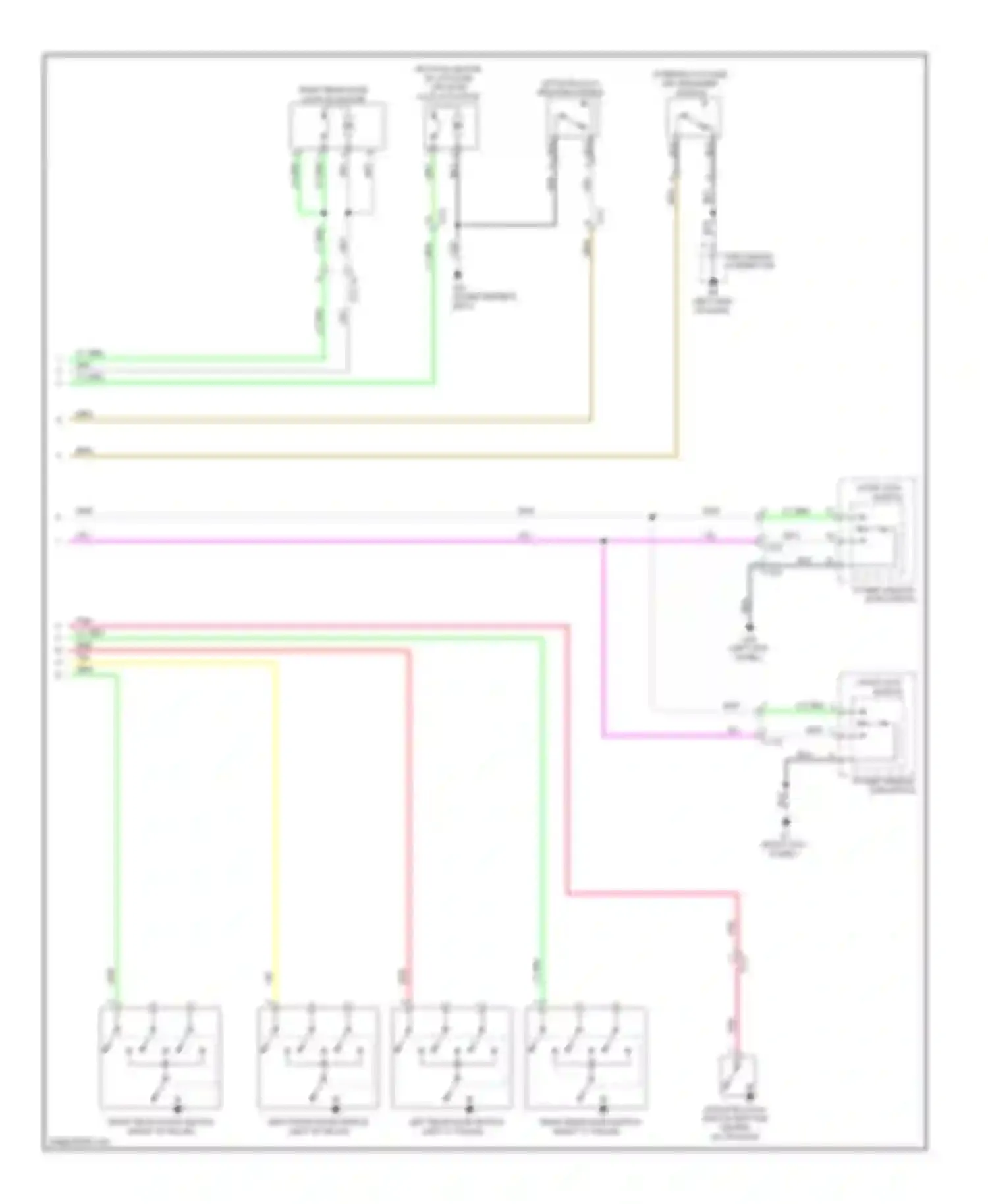 Wiring diagram blk for Mitsubishi Outlander II facelift (2009-2013)