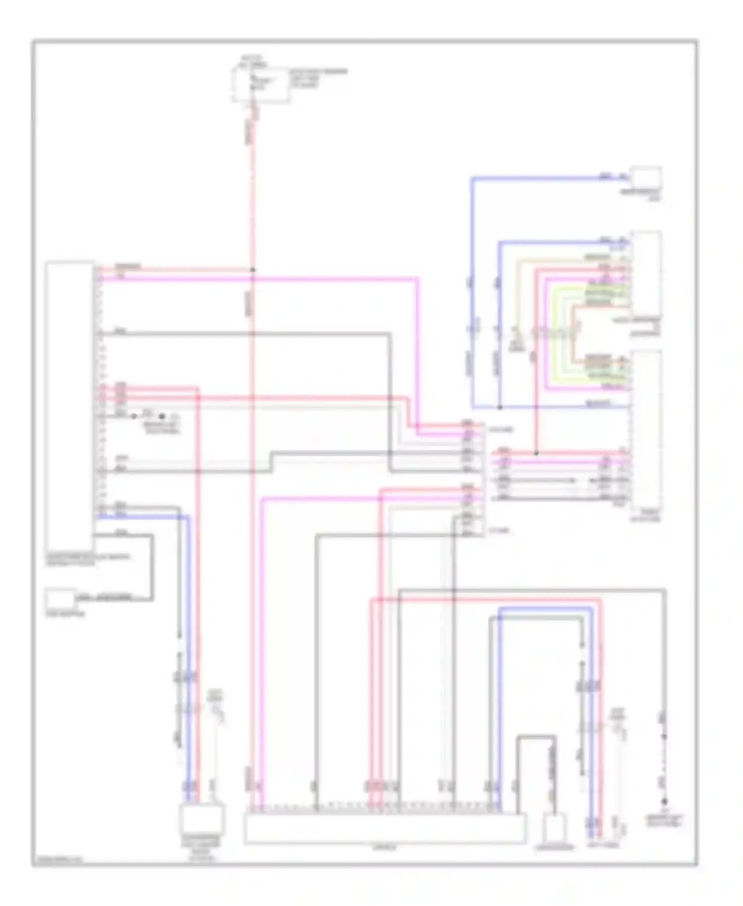 Wiring diagram c-22 for Mitsubishi Outlander II facelift (2009-2013) (3 of 10)