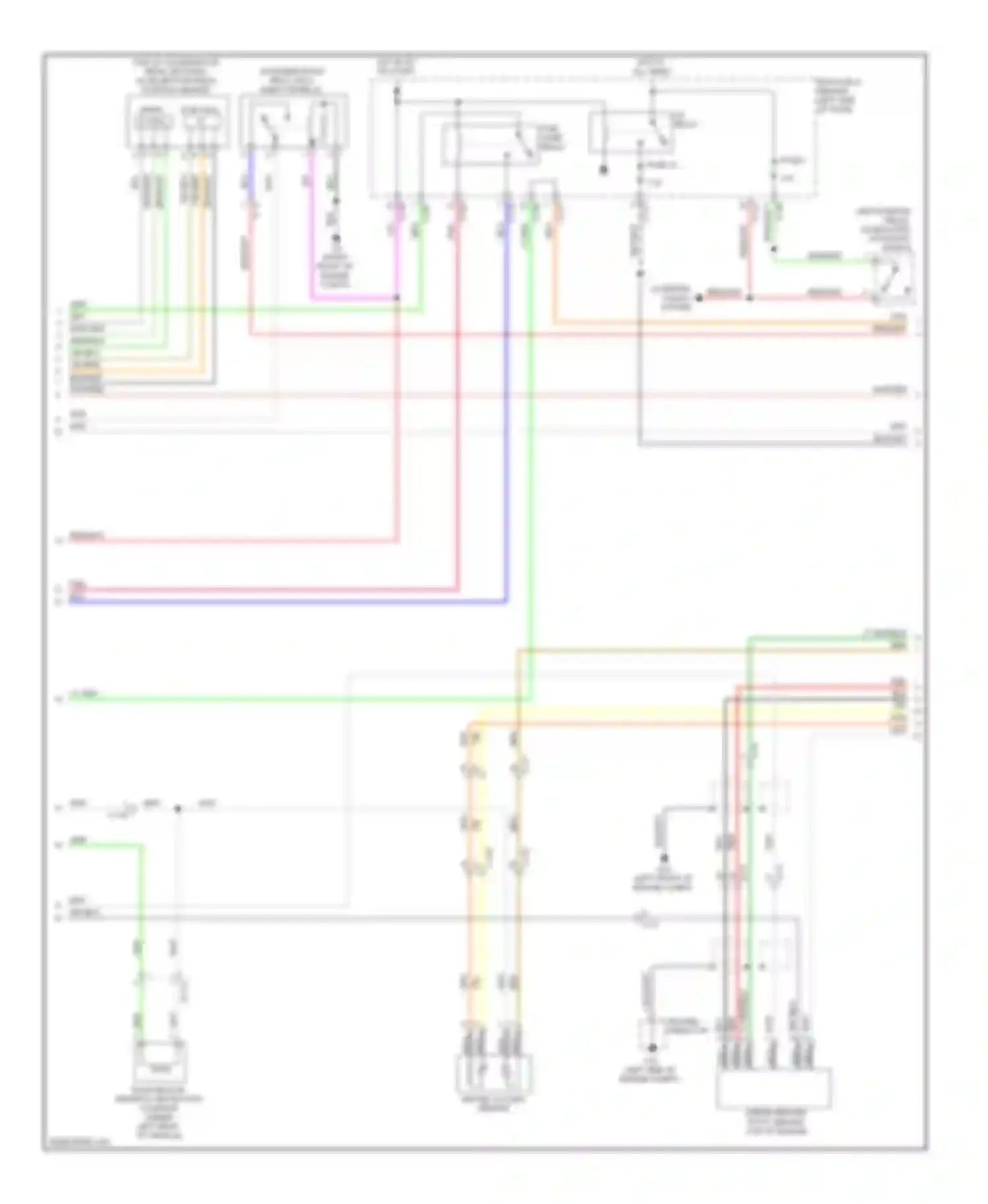 Wiring diagram blk for Mitsubishi Outlander II facelift (2009-2013)