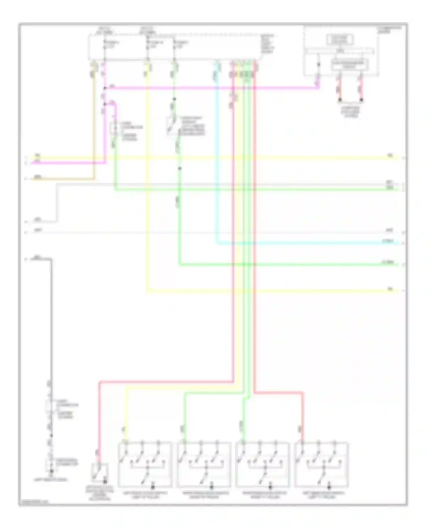 Wiring diagram blk for Mitsubishi Outlander II facelift (2009-2013)
