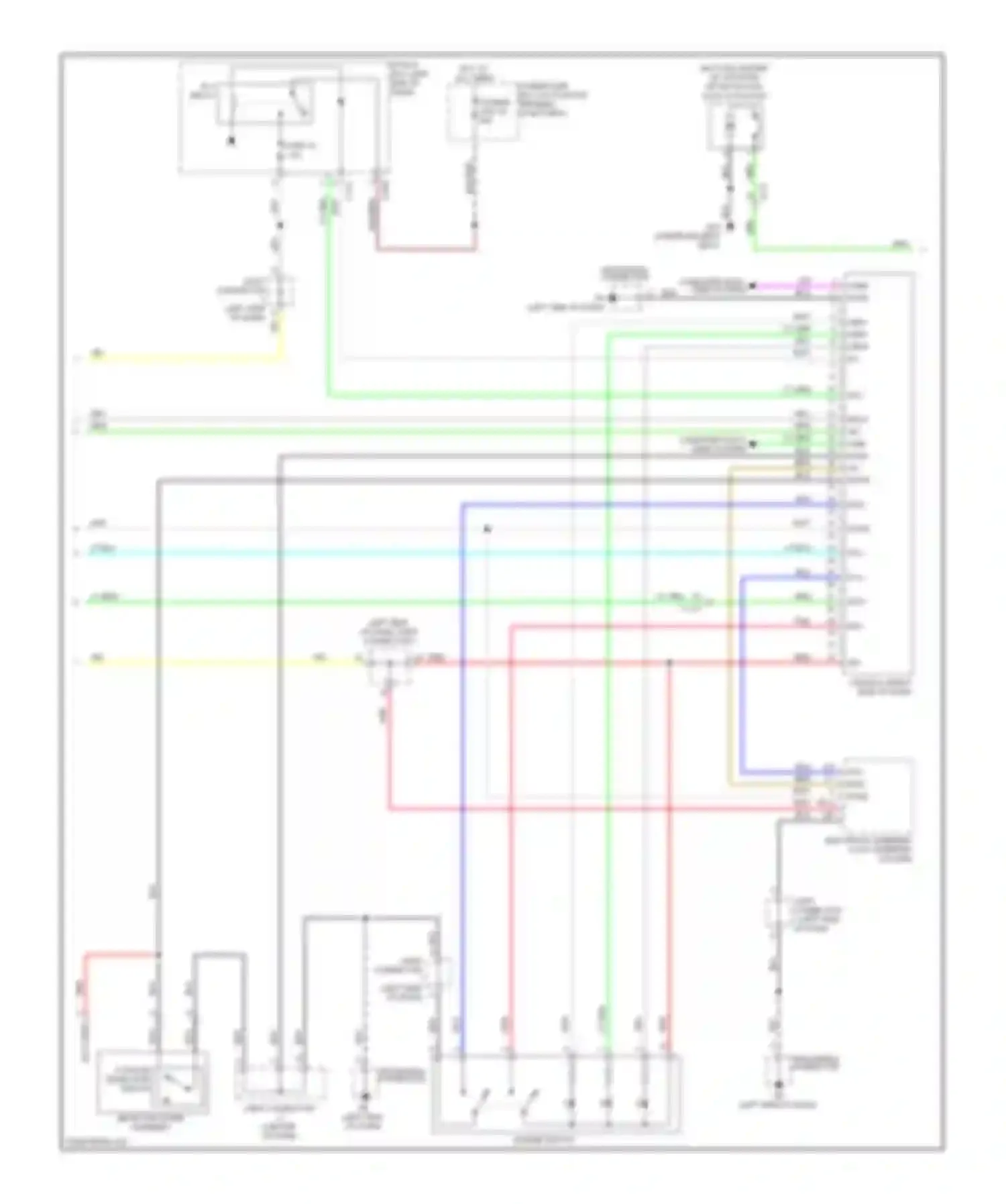 Wiring diagram blk/red for Mitsubishi Outlander II facelift (2009-2013)