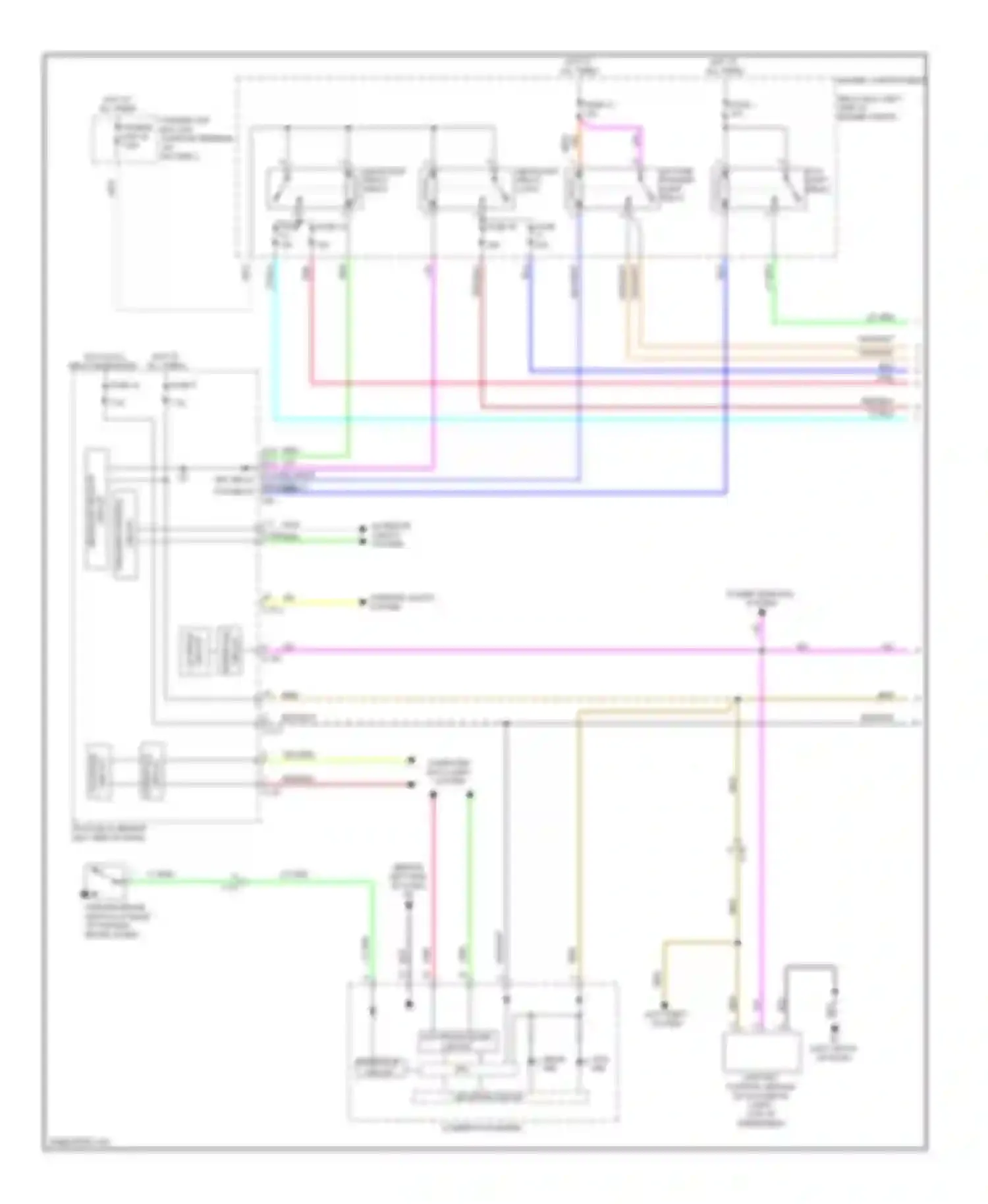 Wiring diagram fusible link 36 for Mitsubishi Outlander II facelift (2009-2013) (2 of 3)