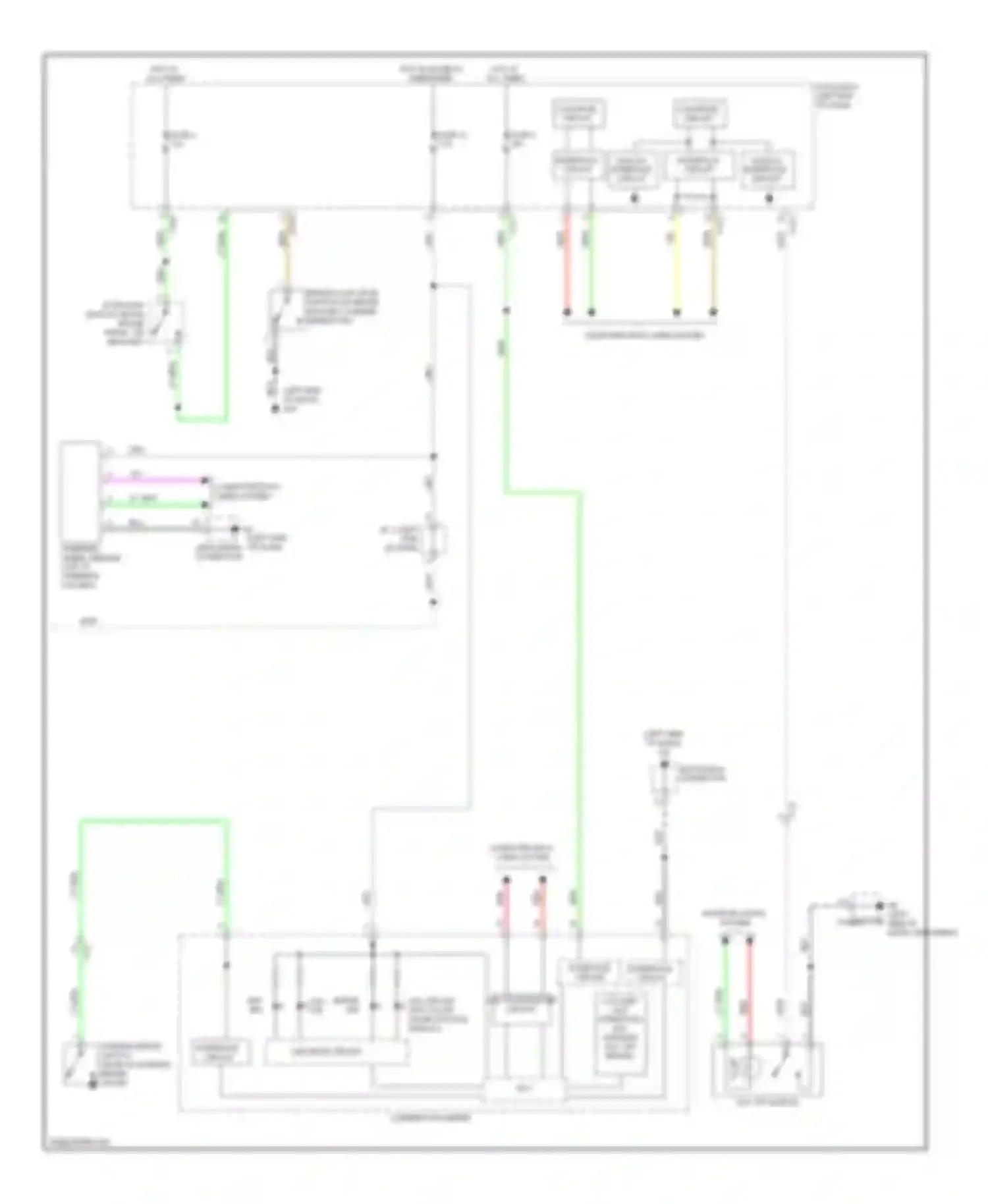 Wiring diagram fuse 9 for Mitsubishi Outlander II facelift (2009-2013)