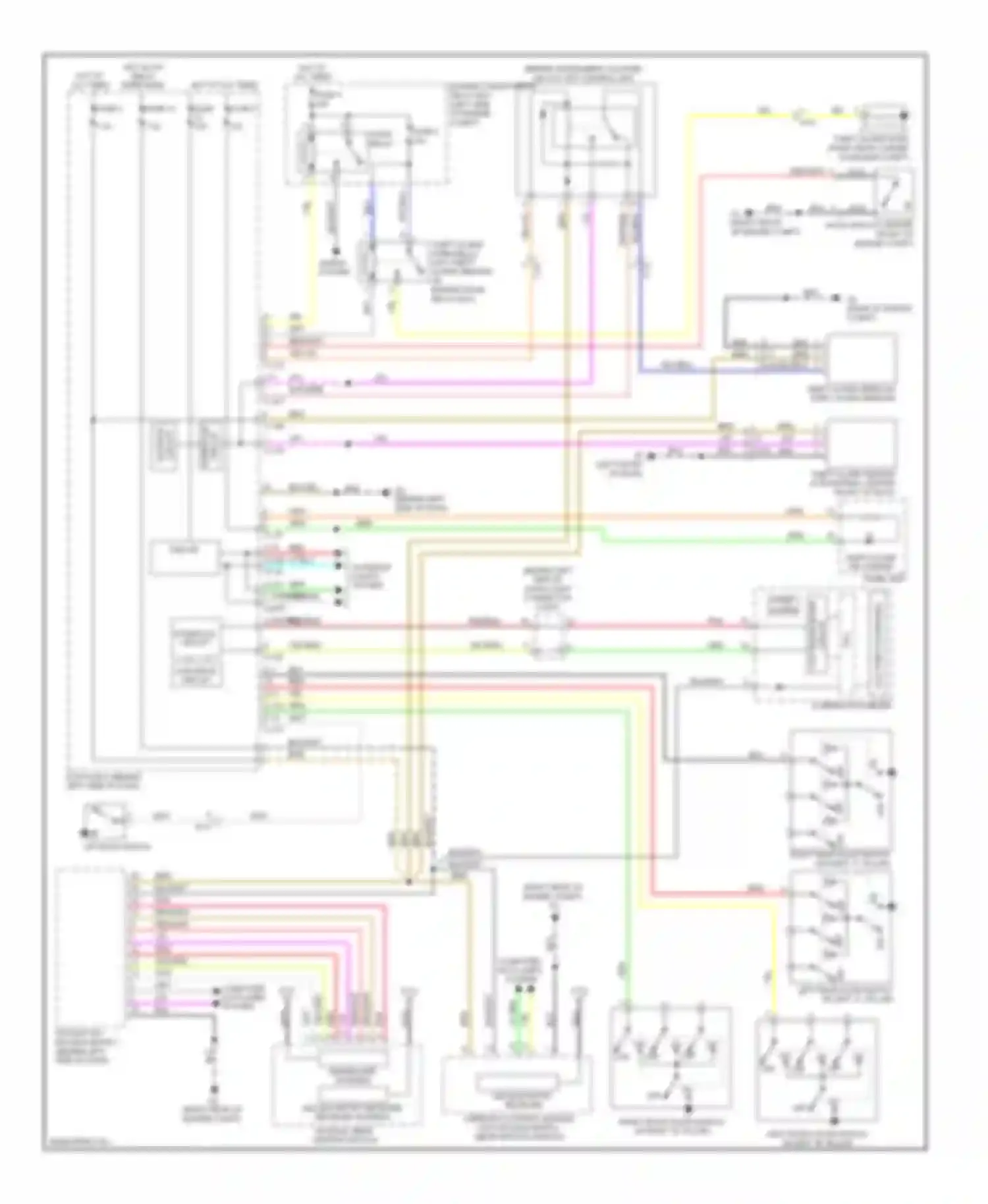 Wiring diagram blk for Mitsubishi Outlander II facelift (2009-2013)