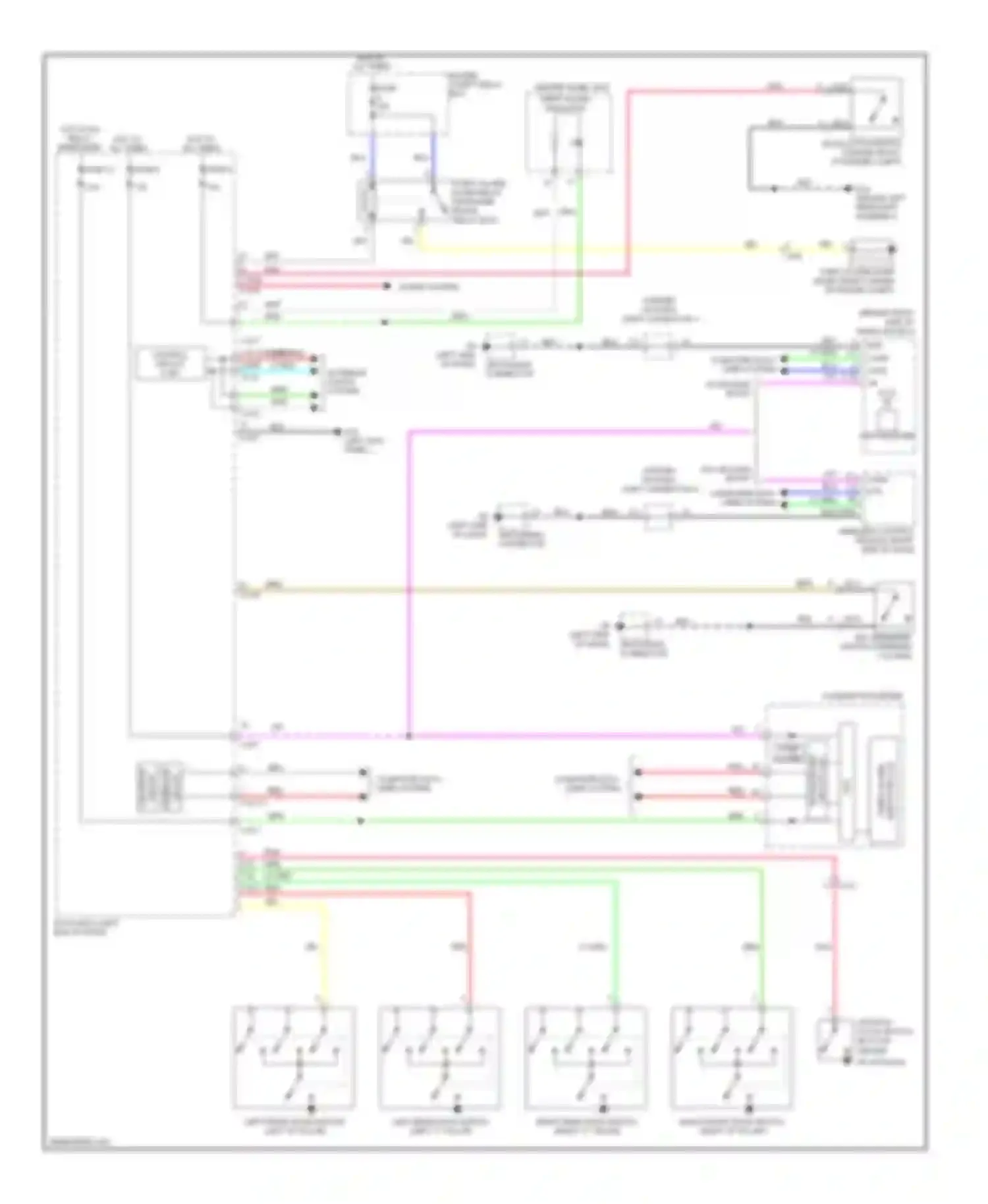 Wiring diagram blk for Mitsubishi Outlander II facelift (2009-2013)